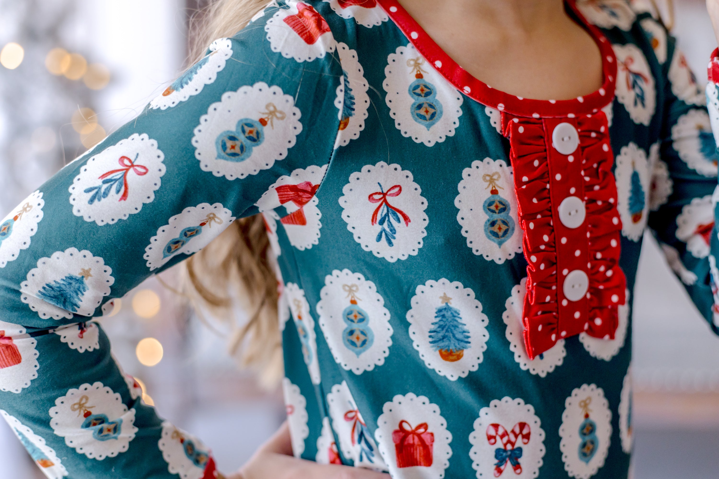 Loungewear Gown - Enchanted Evergreen