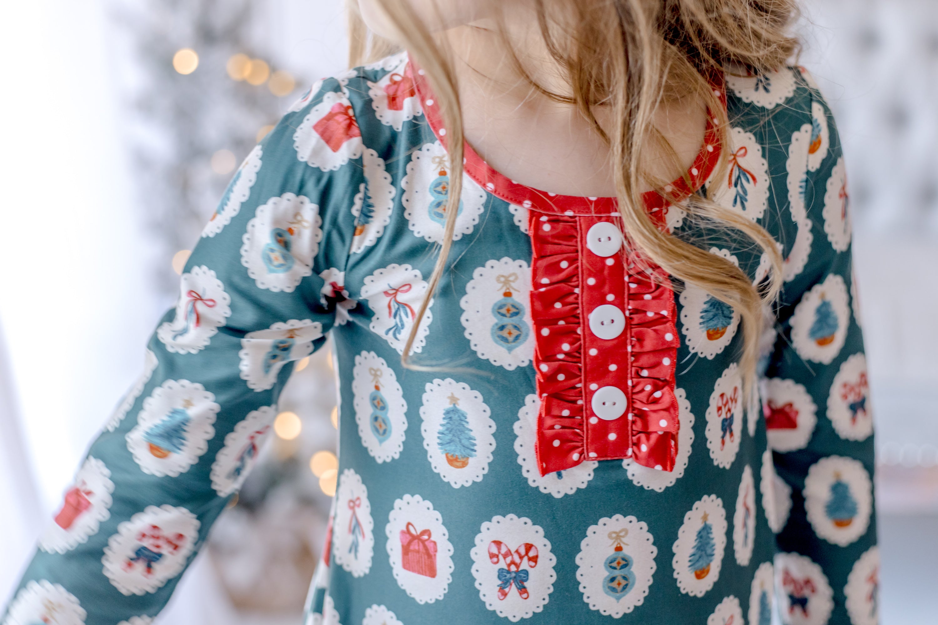 Loungewear Gown - Enchanted Evergreen