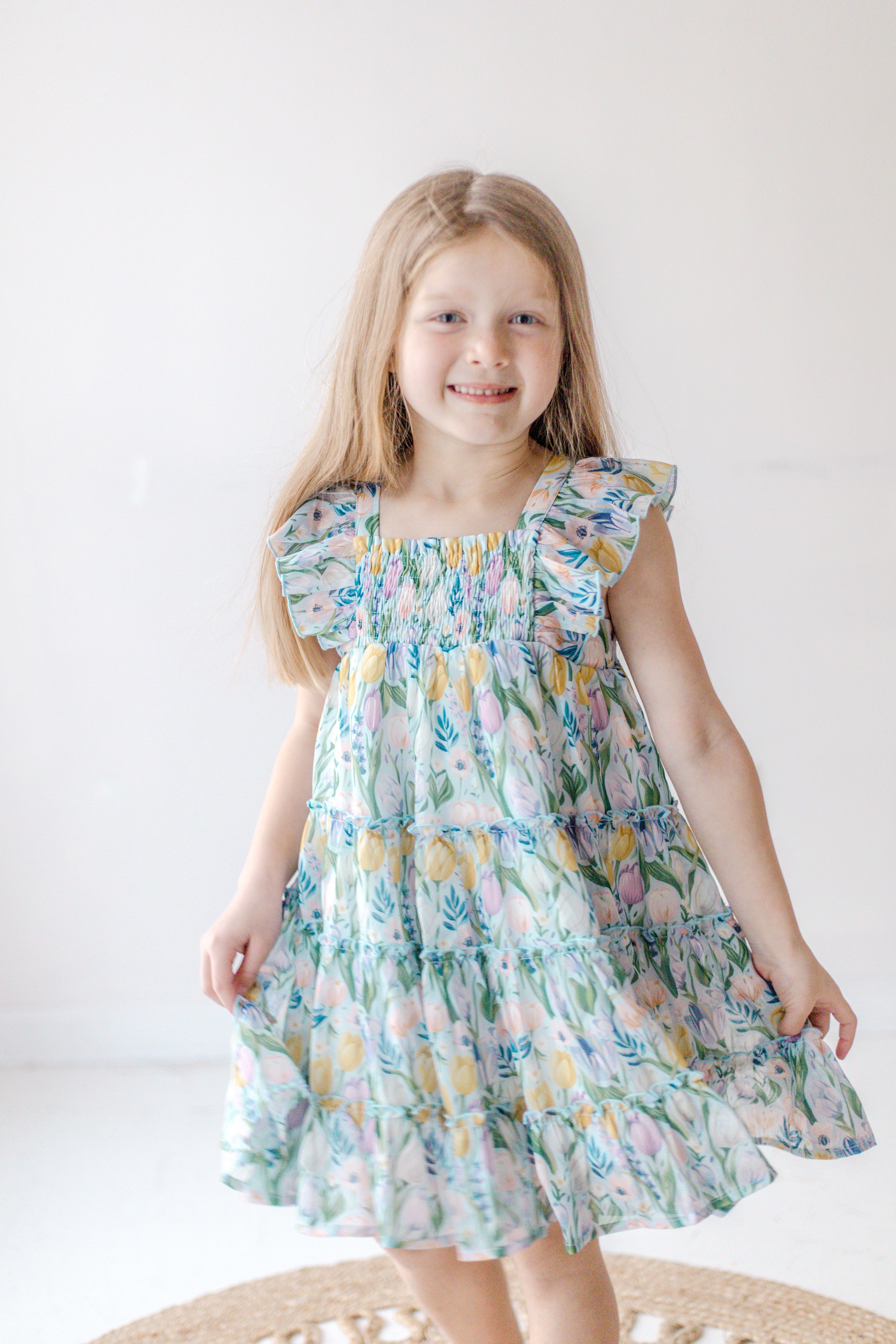 Brielle Dress - Twinkle Tulips