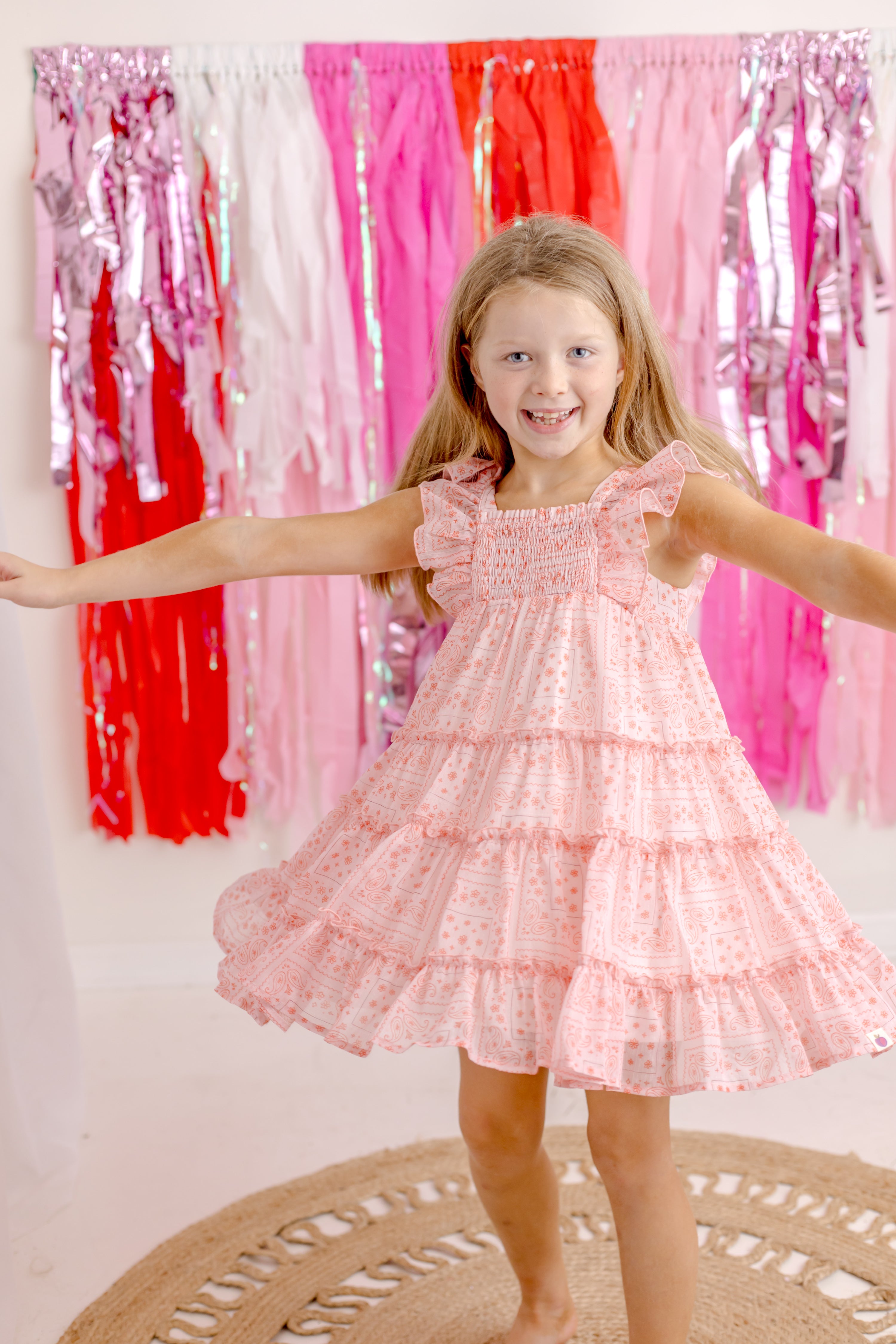 Brielle Shimmer Dress - Bandana Belle