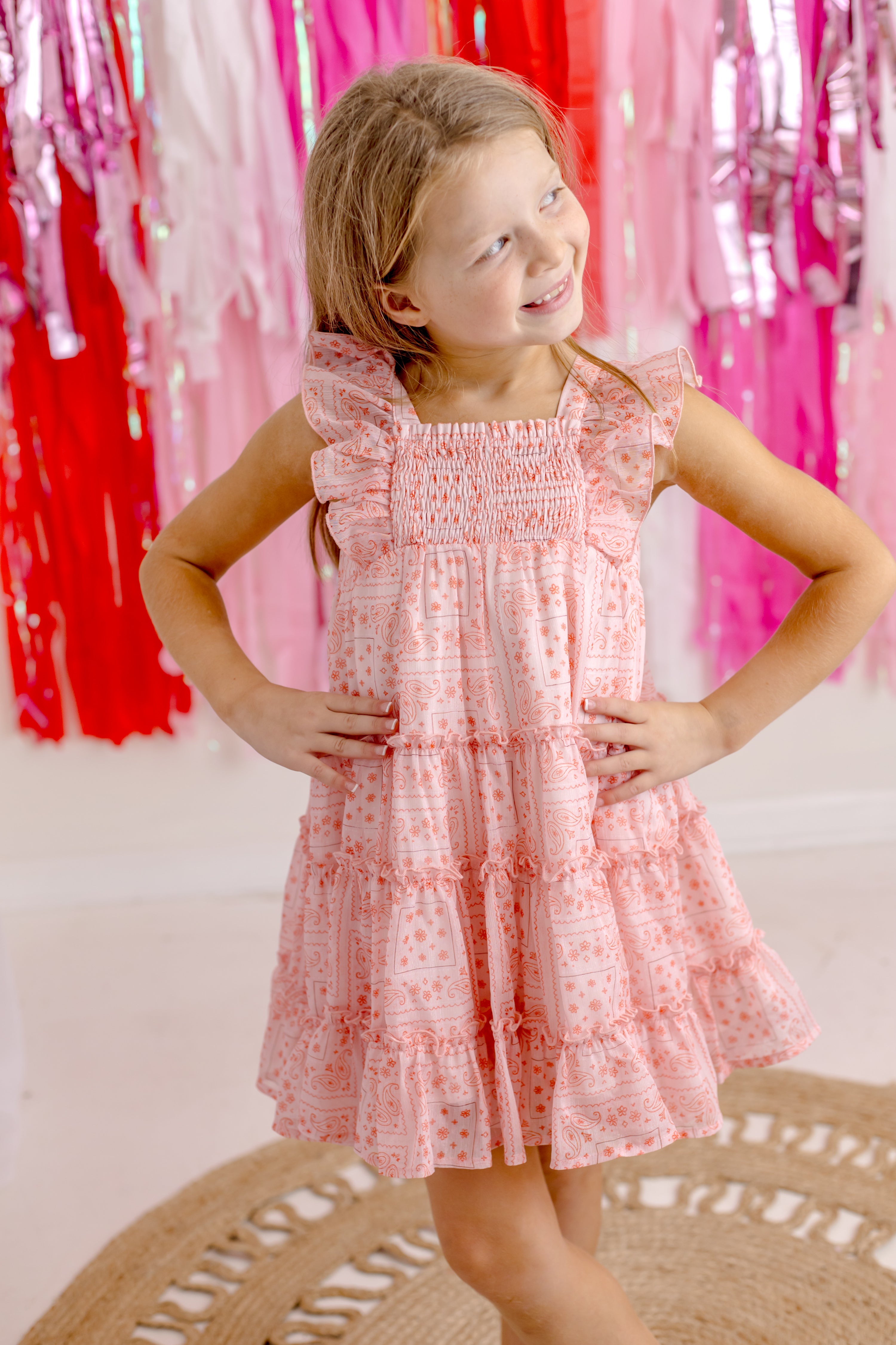 Brielle Shimmer Dress - Bandana Belle