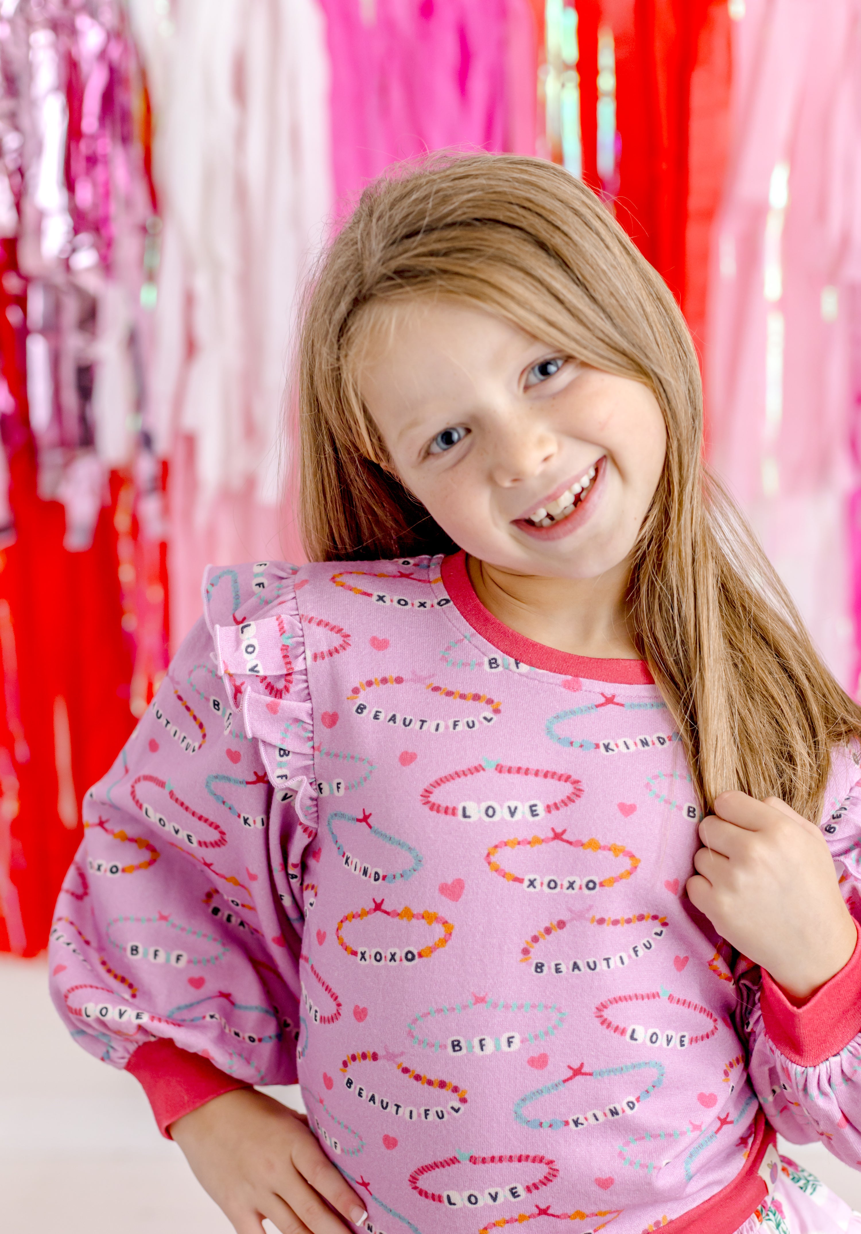 Model is wearing a 6Y