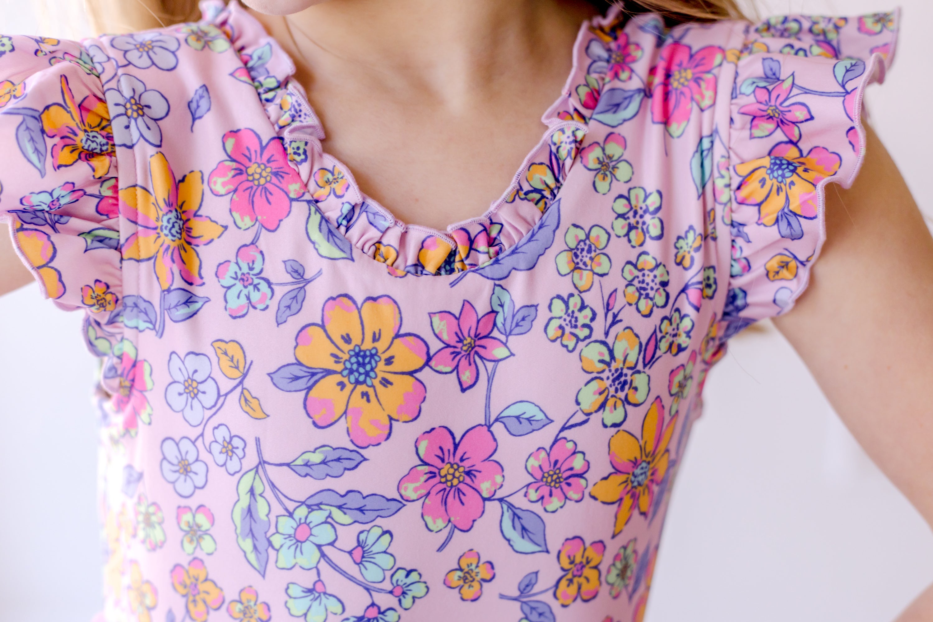 Farrah Leotard - Sunset Sorbet