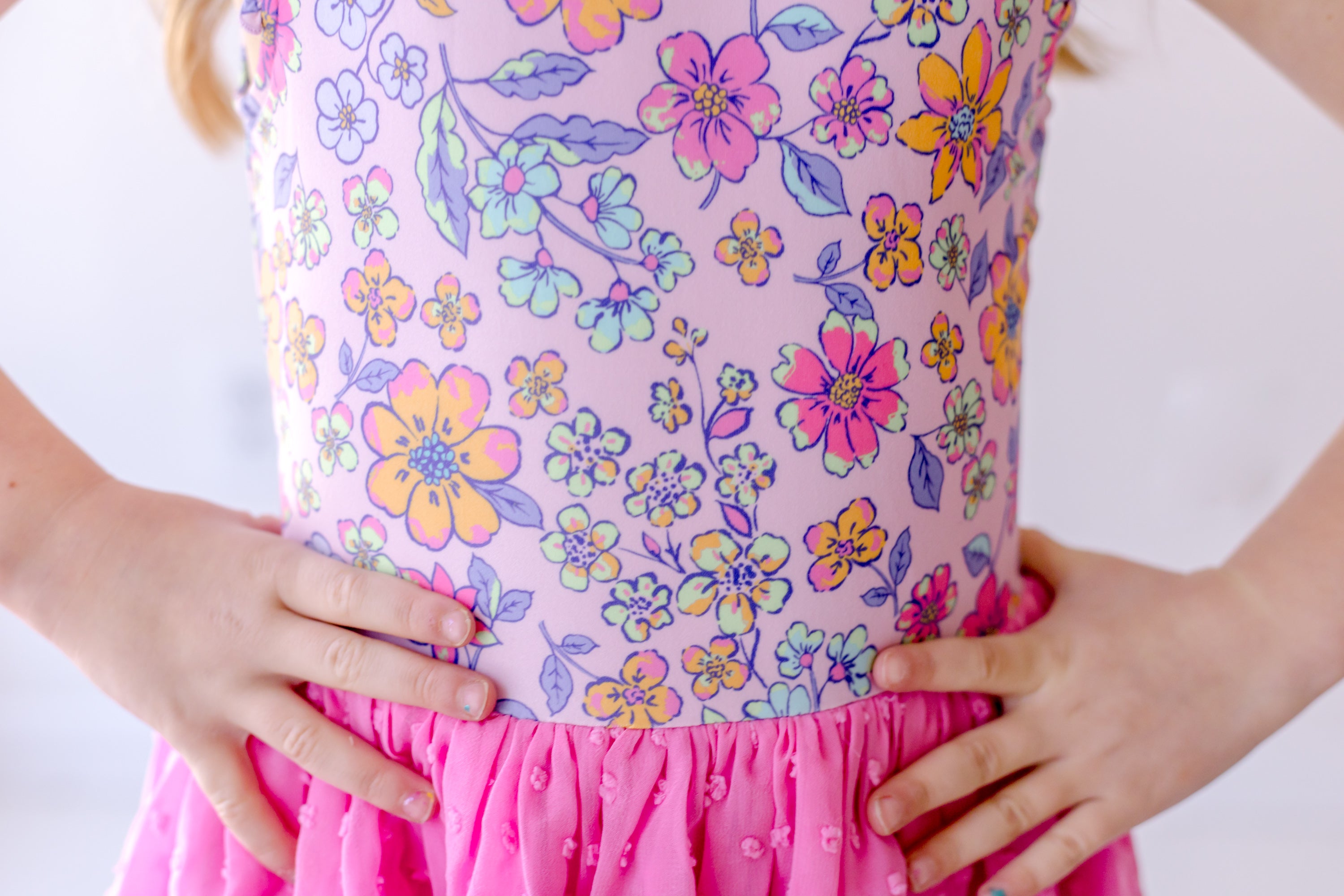 Farrah Leotard - Sunset Sorbet