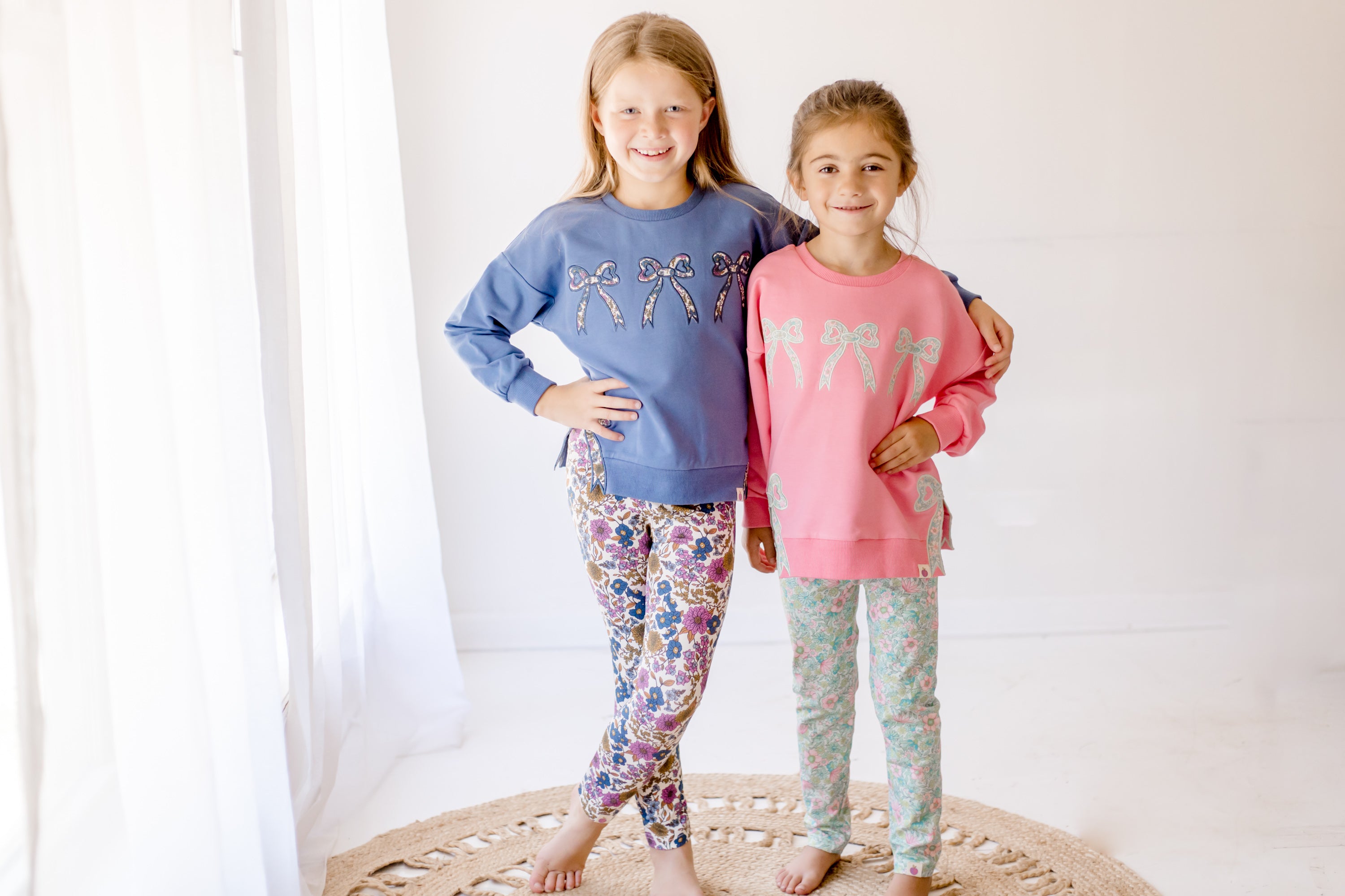 Bow Applique Sweatshirt - Rose Water (Pre-Order)