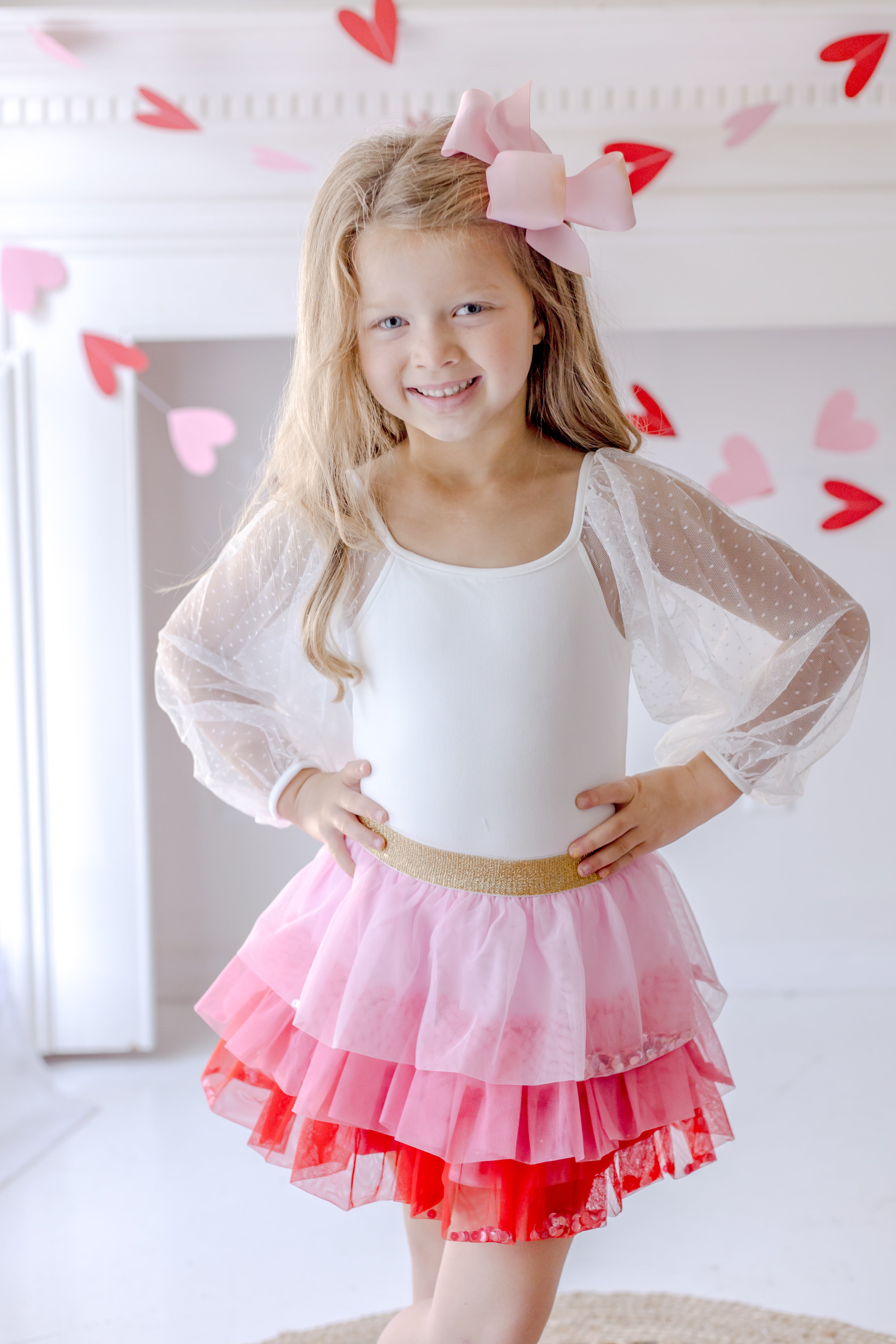 Blair Sequin Tier Skirt - Amore