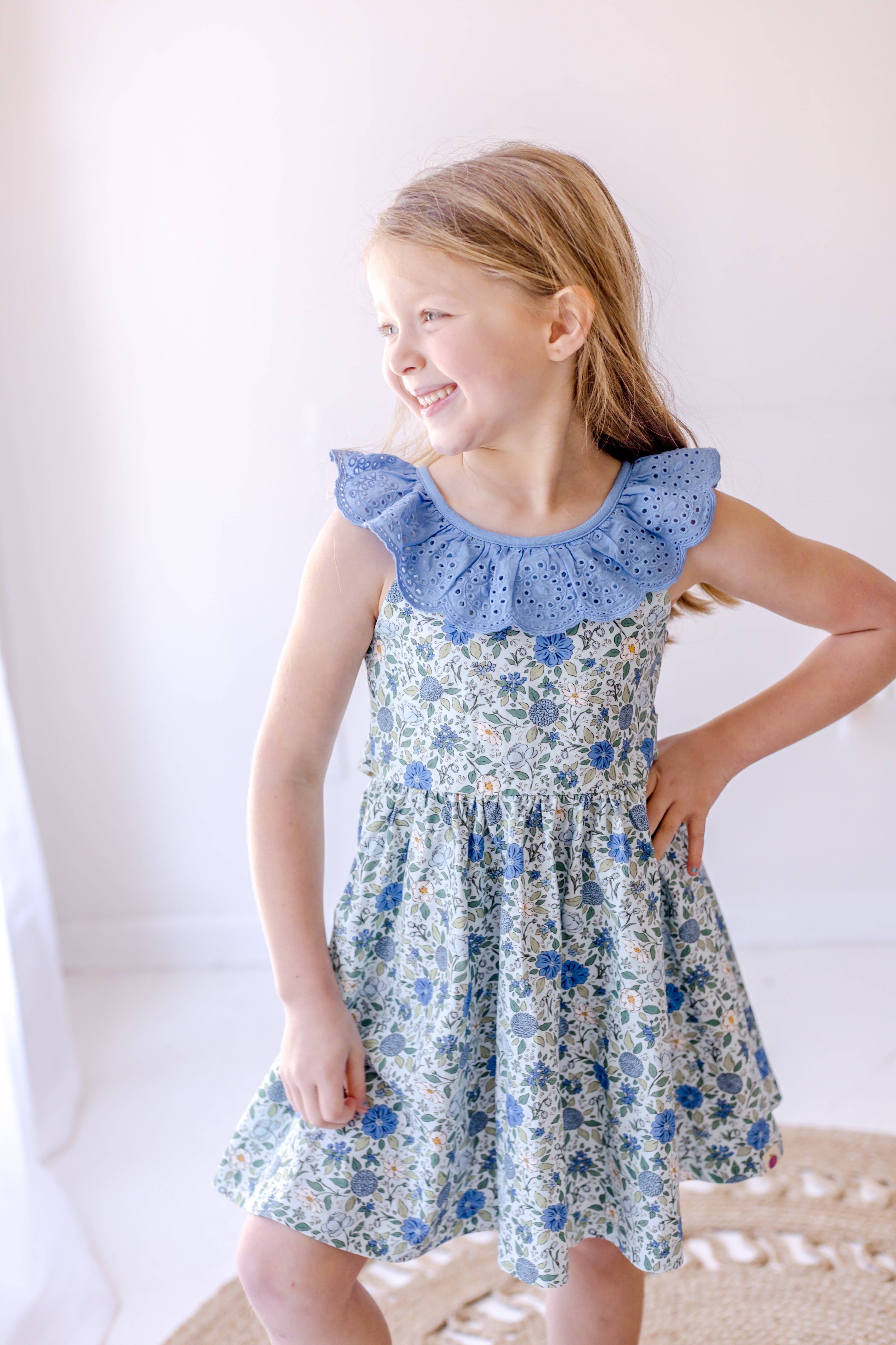Penelope Dress - Cerulean Dreams
