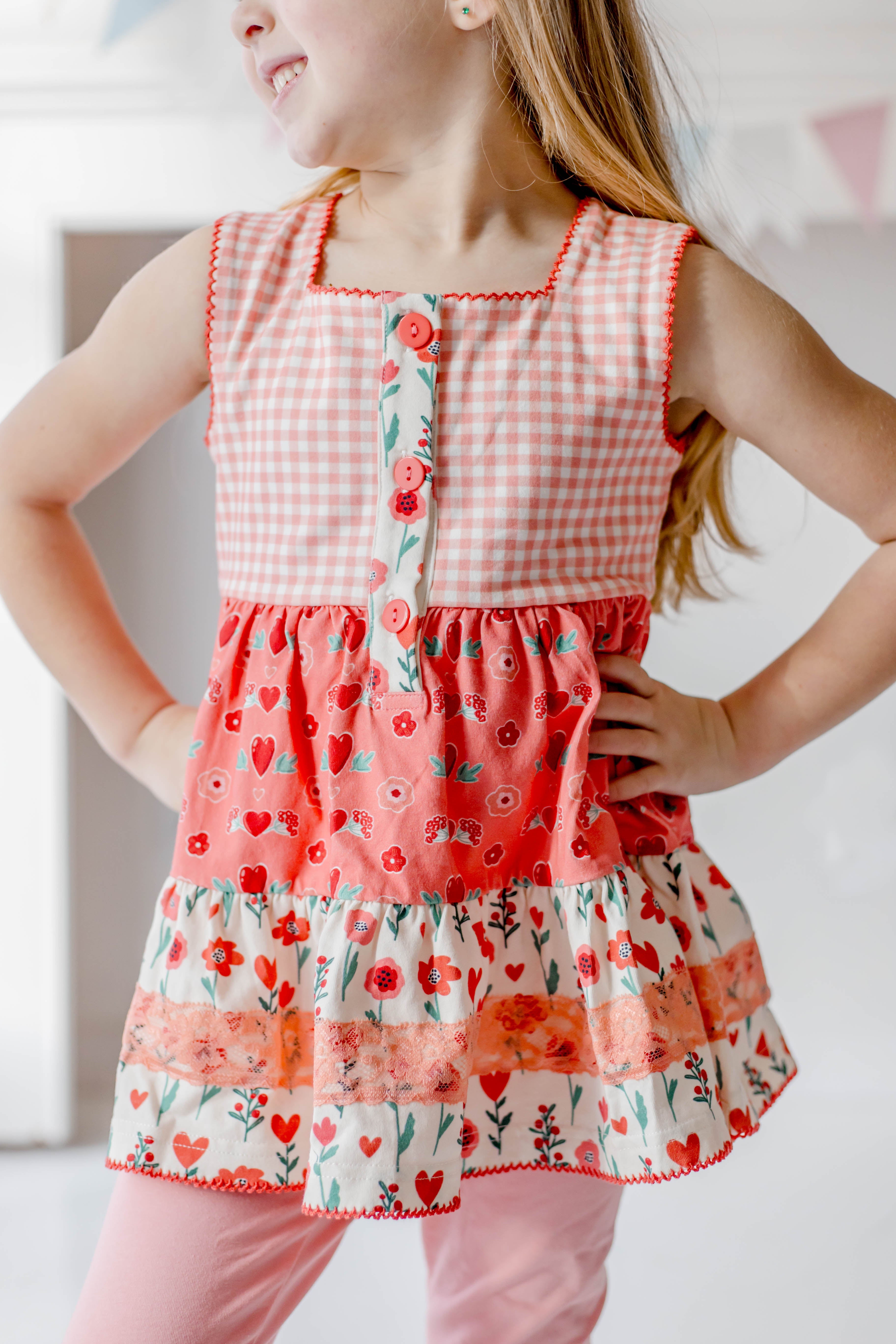 Bailey Tunic Top - Blooming Love