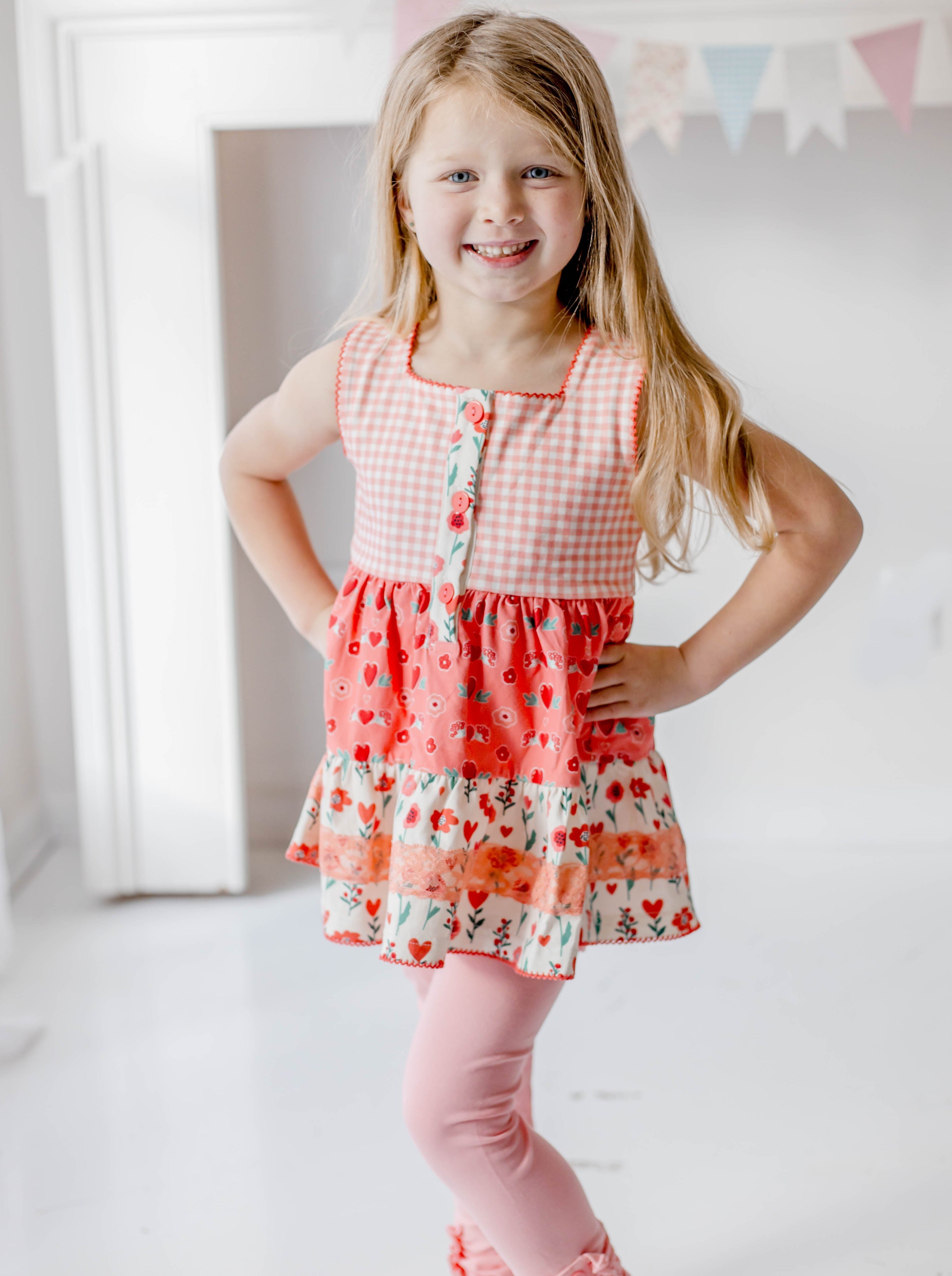 Bailey Tunic Top - Blooming Love