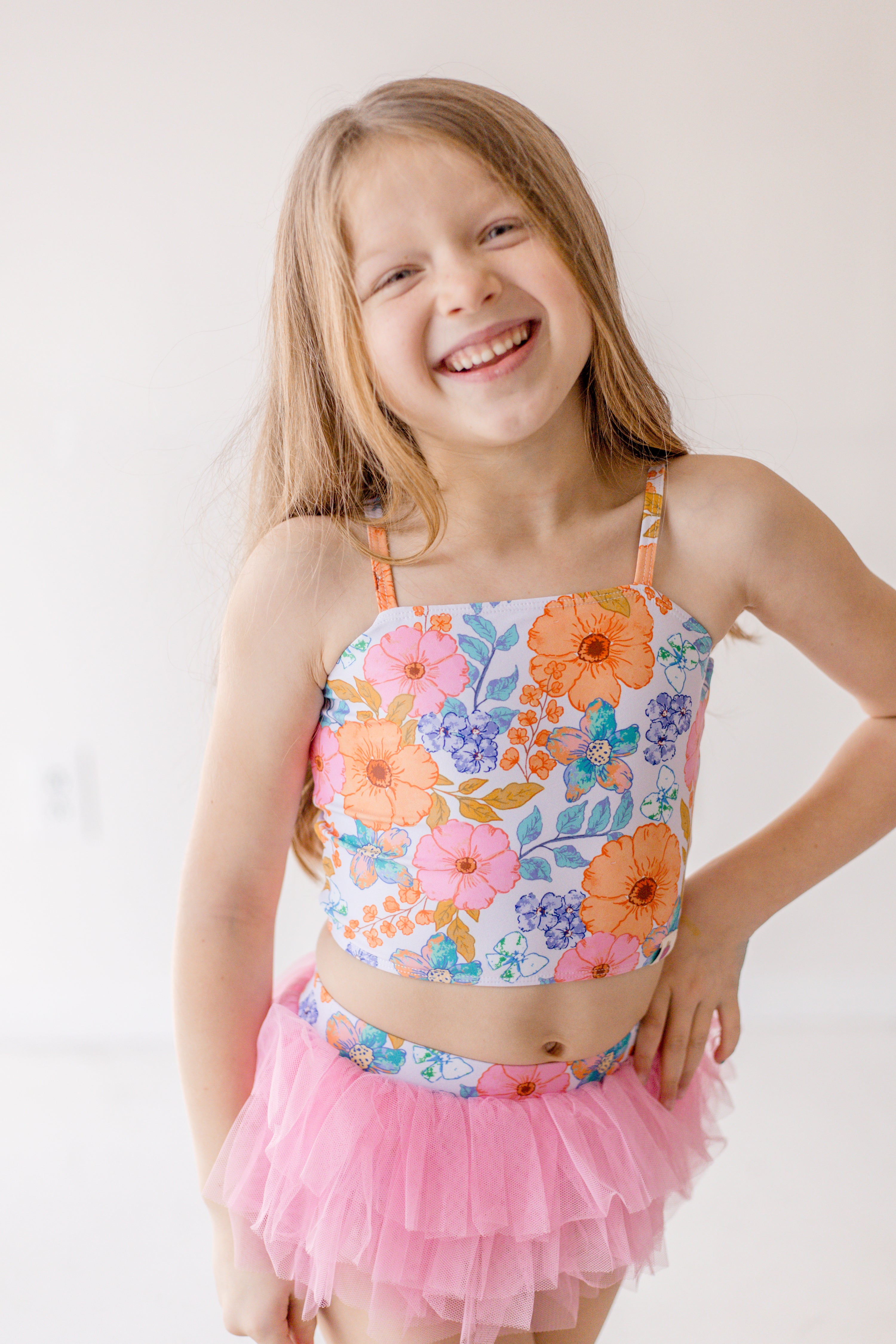 Lark Swimsuit - Flamingo Fantasy