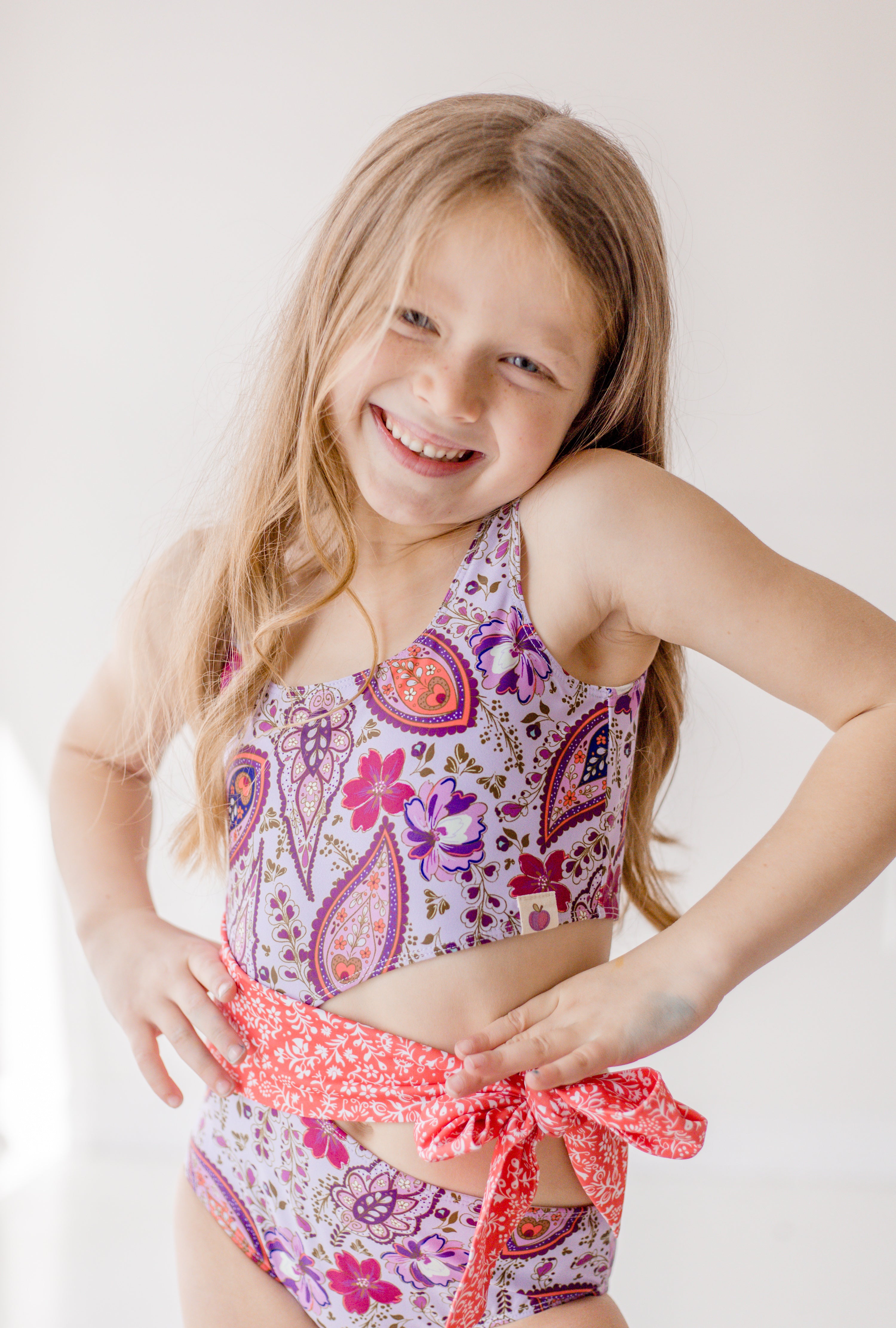 Reese Swimsuit - Paisley Palms (Pre-Order)