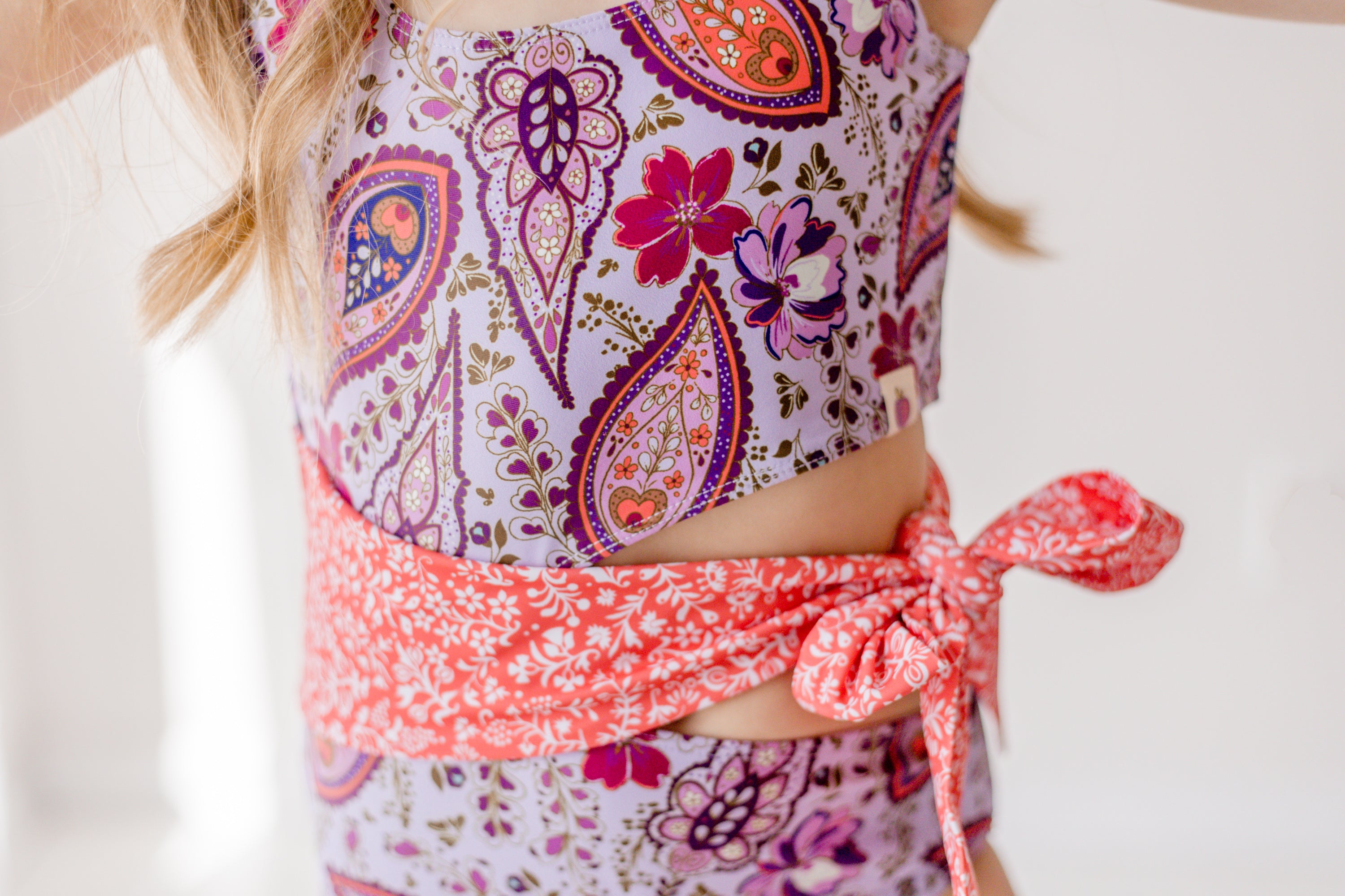 Reese Swimsuit - Paisley Palms (Pre-Order)