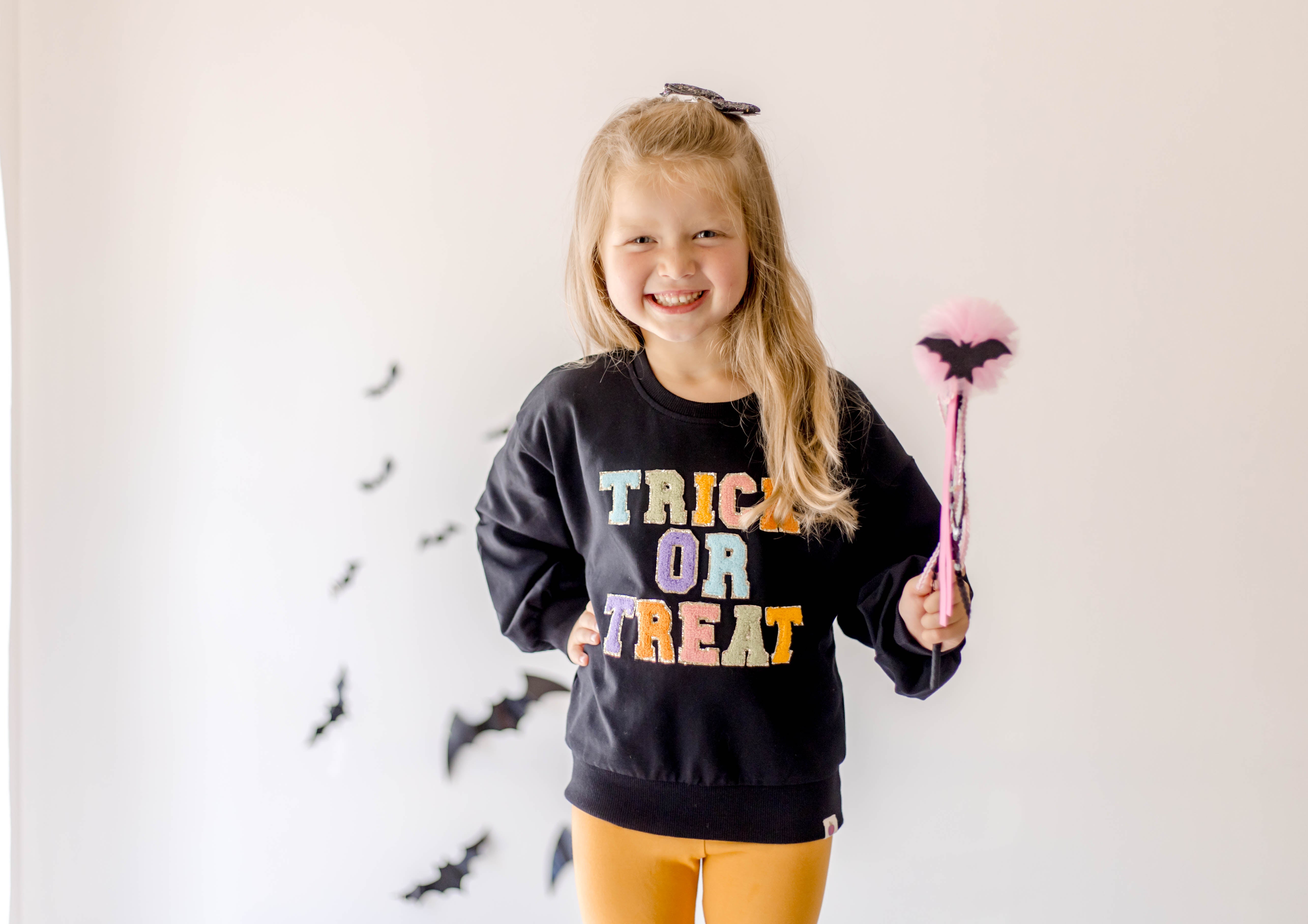 Chenille Sweatshirt - Trick or Treat