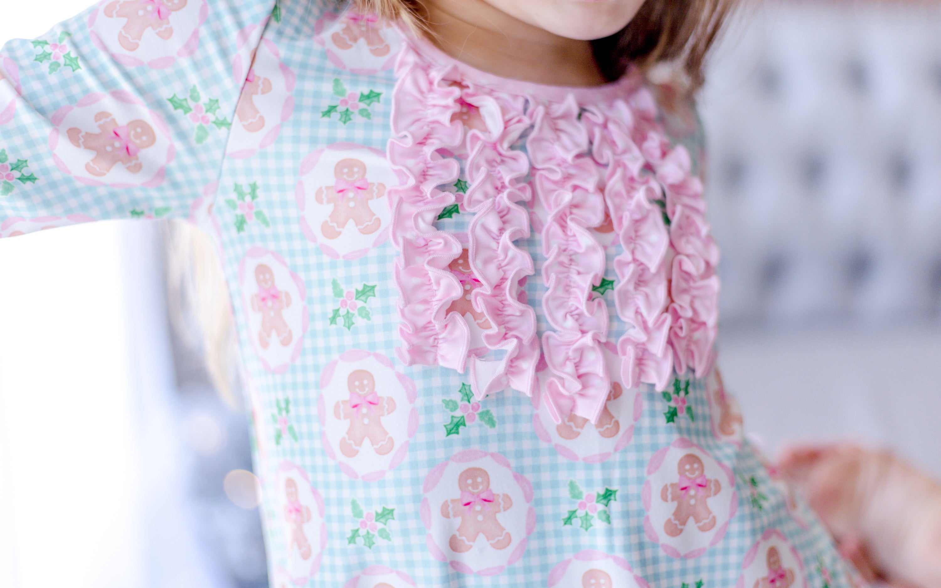 Loungewear Gown - Gingerbread Delight