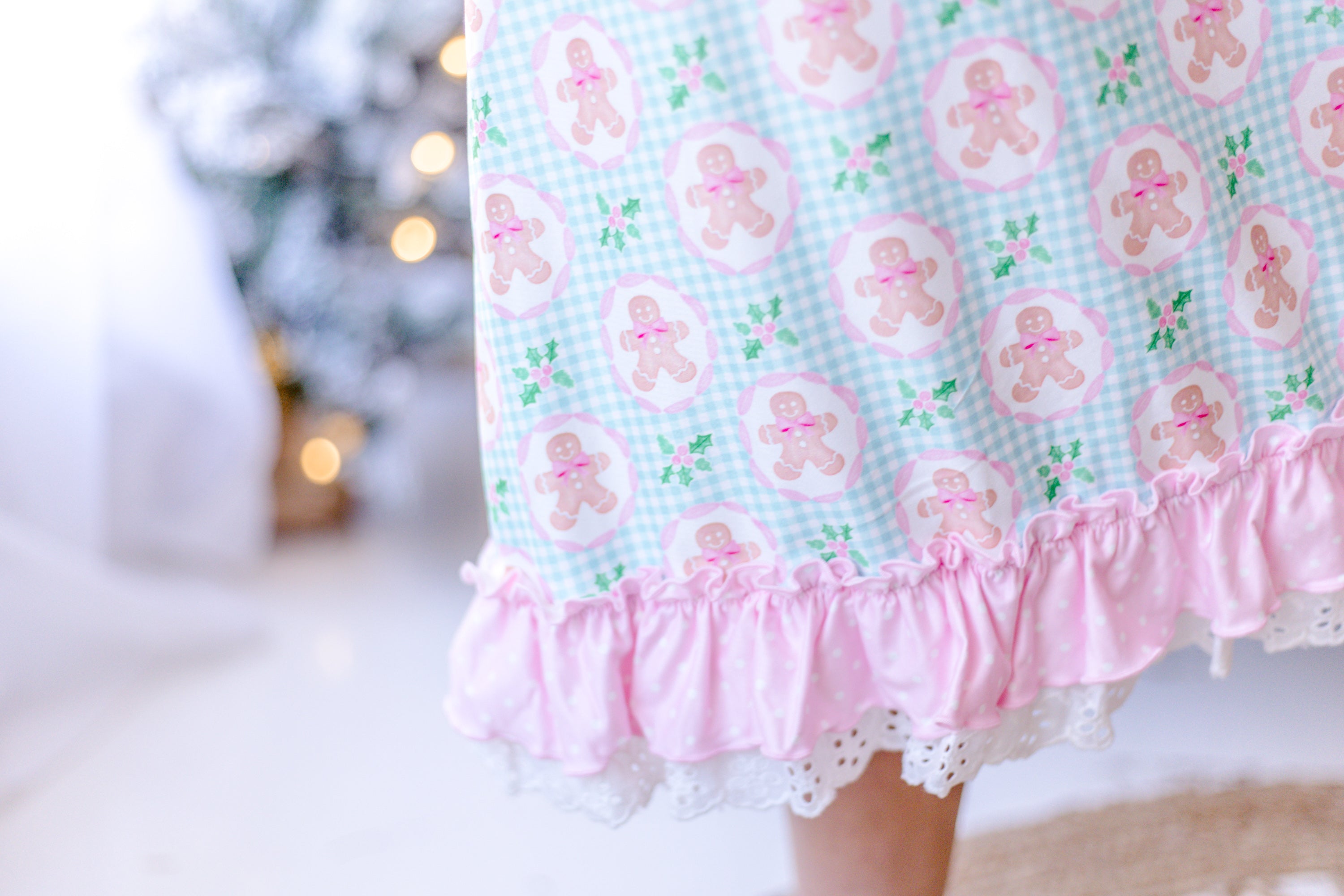 Loungewear Gown - Gingerbread Delight