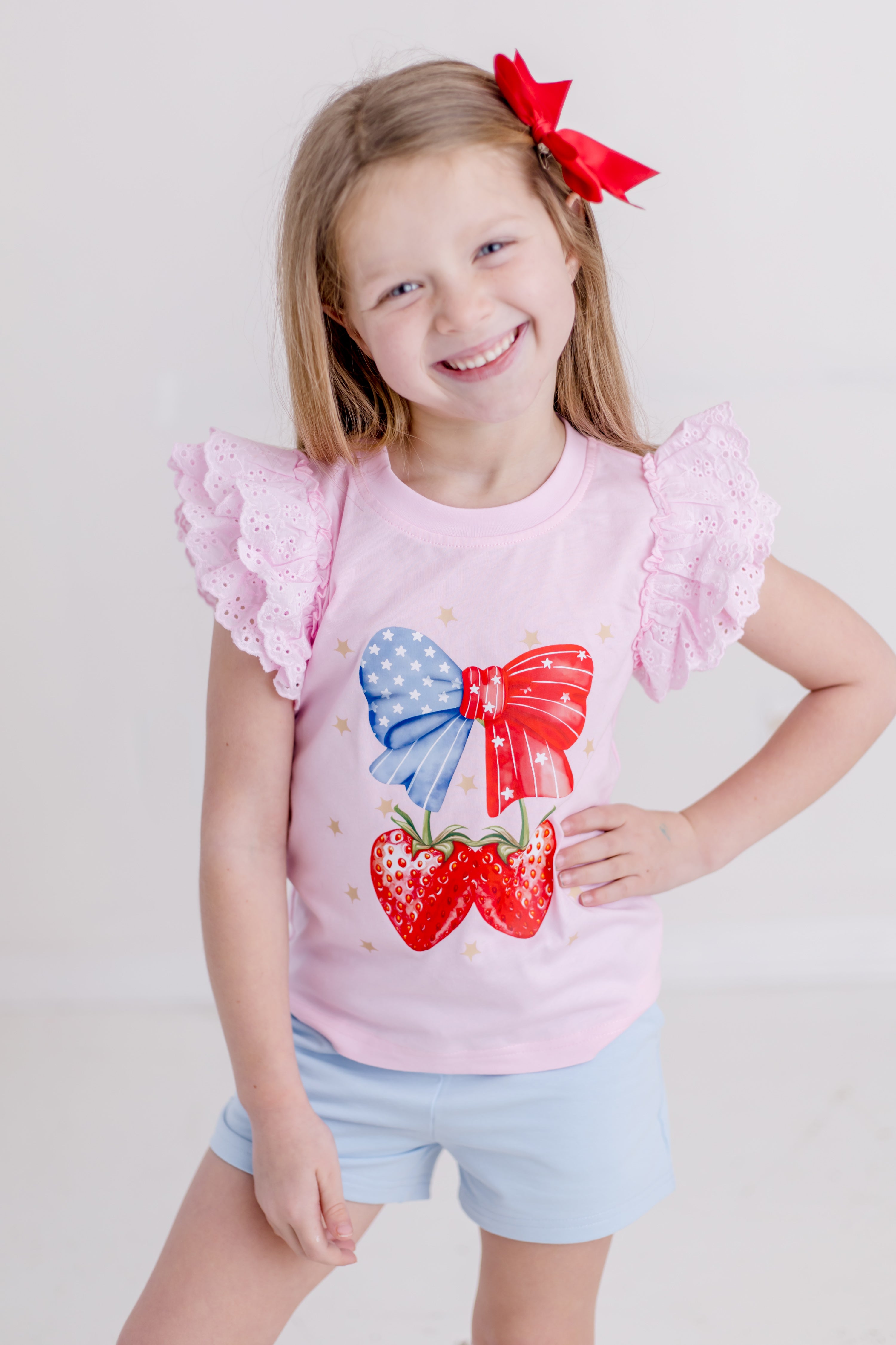 Graphic Tee - Berry Patriotic