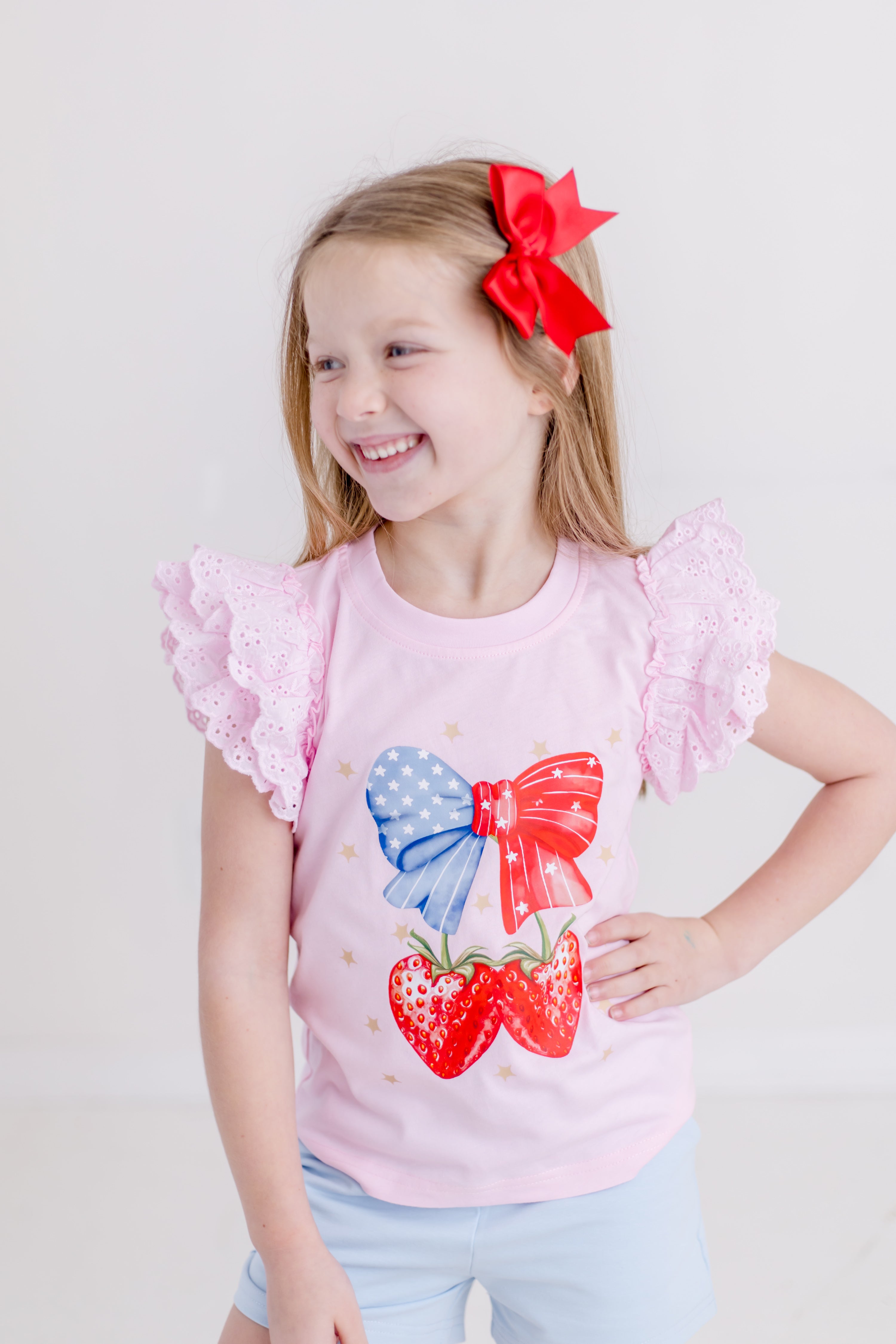 Graphic Tee - Berry Patriotic