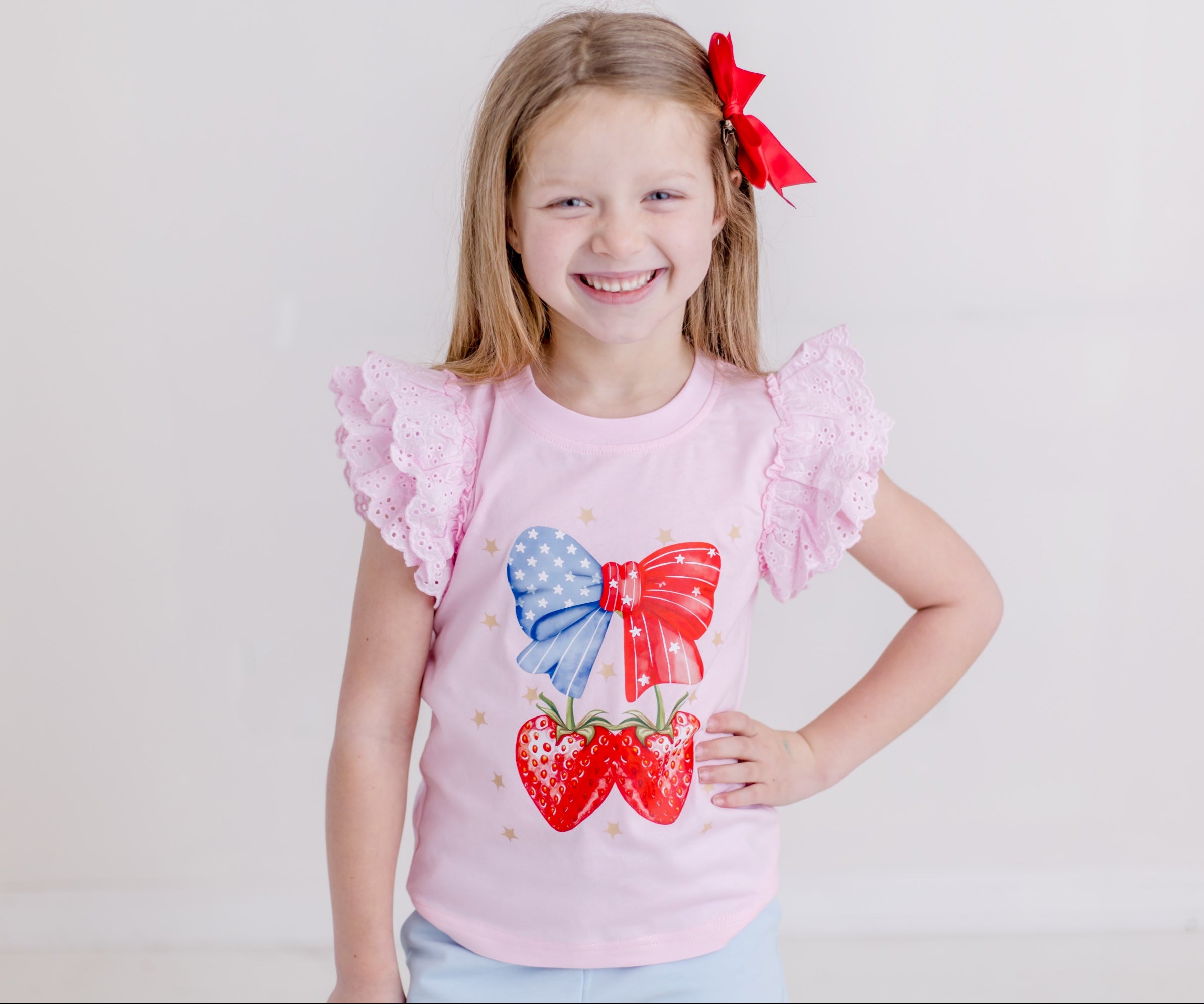 Graphic Tee - Berry Patriotic