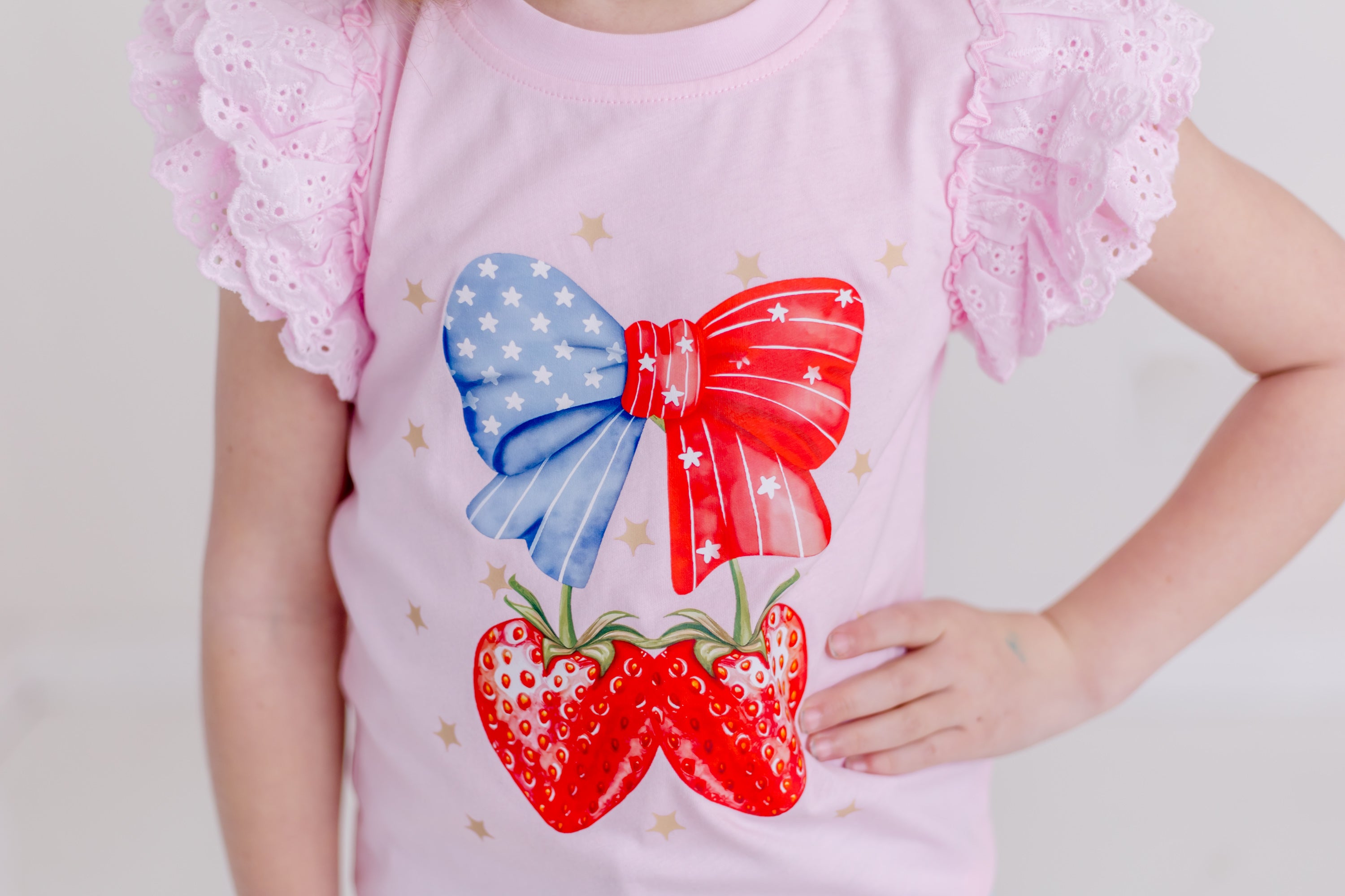 Graphic Tee - Berry Patriotic