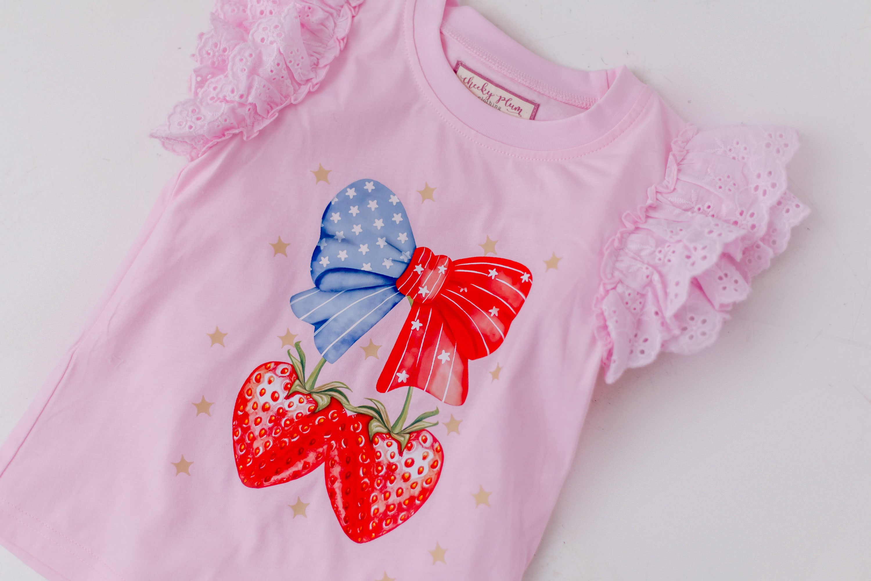 Graphic Tee - Berry Patriotic