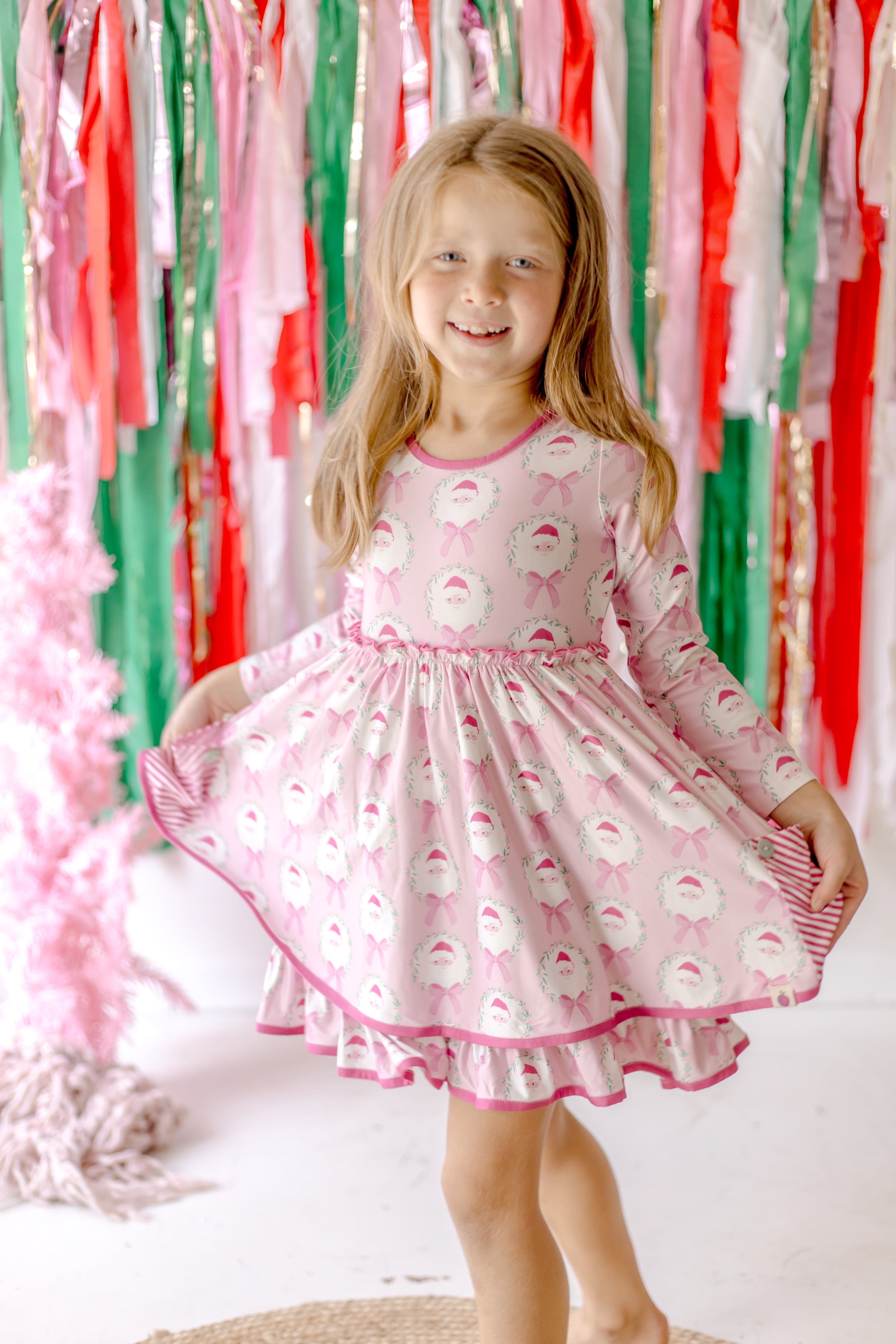 Myra Knit Dress - Sugarplum Santa (Pre-Order)