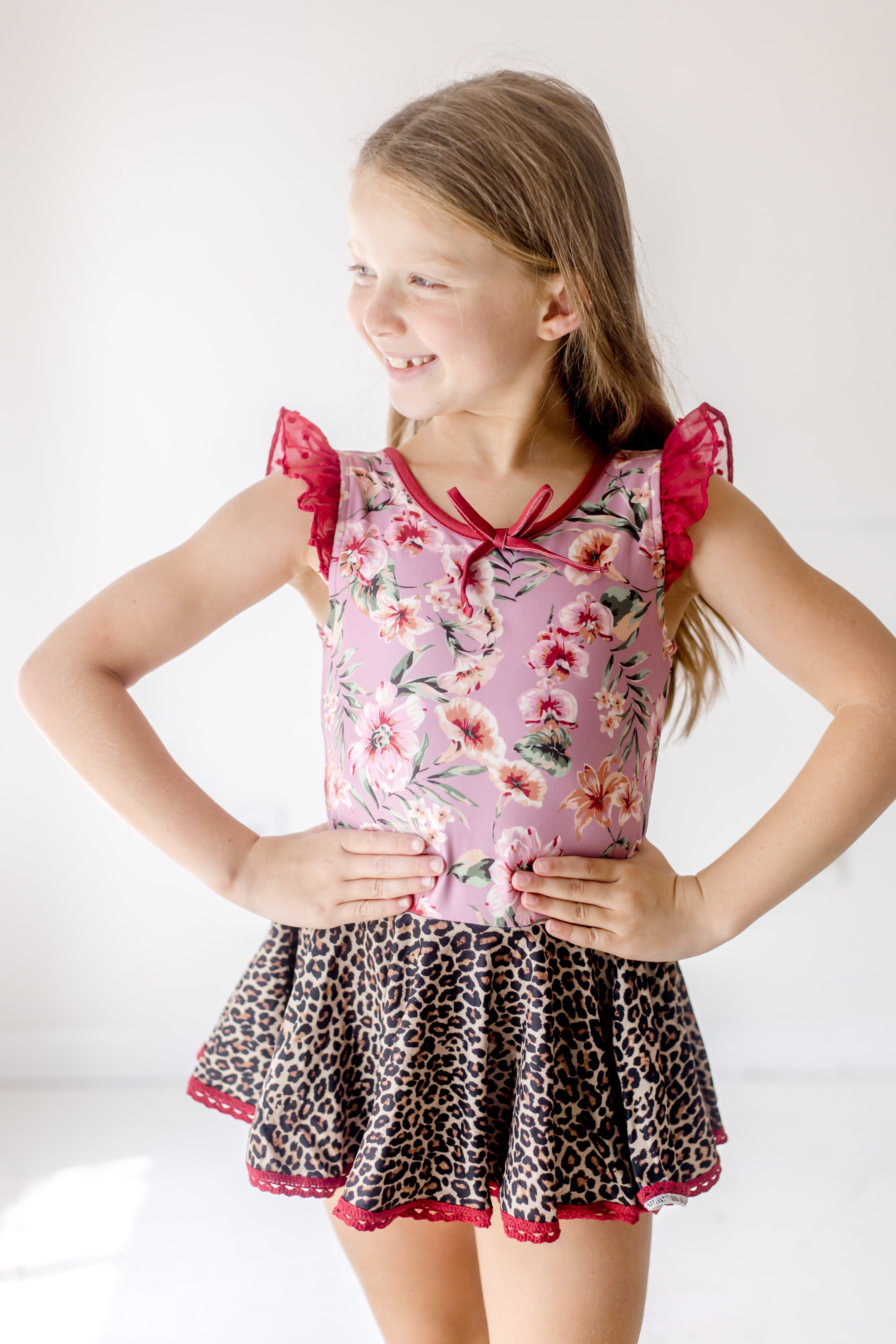 Farrah Leotard - Wild Rosette