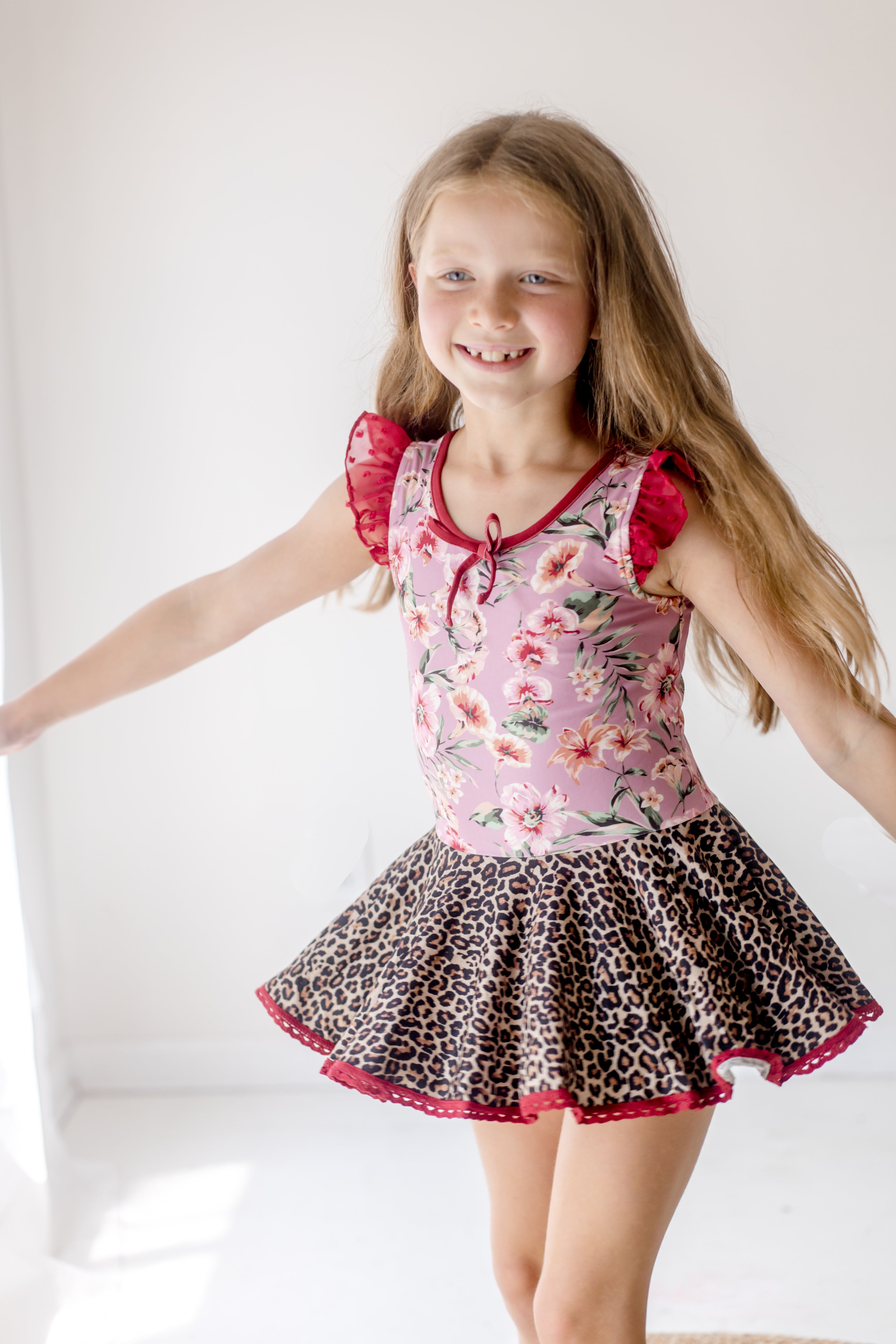 Farrah Leotard - Wild Rosette