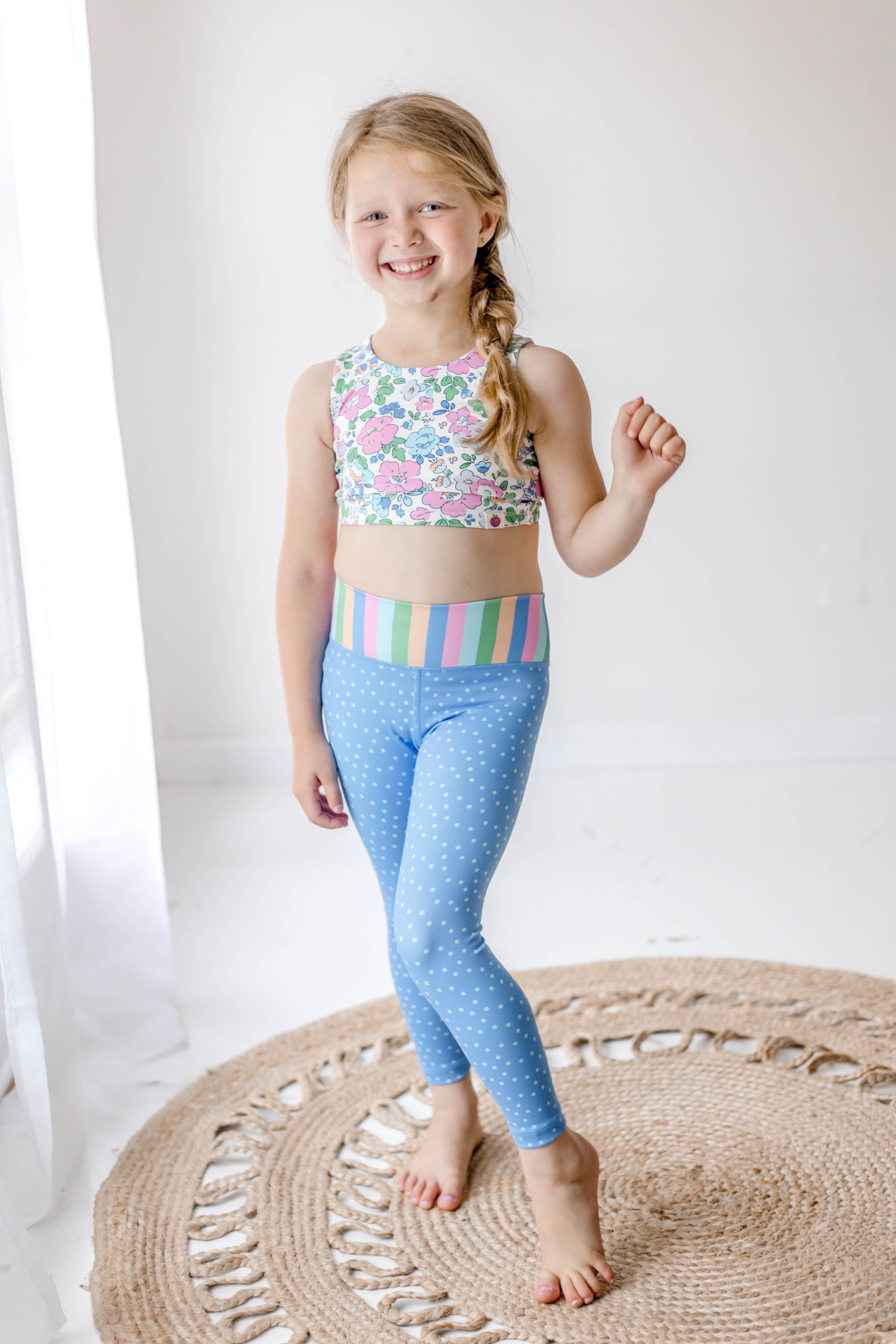 Active Leggings - Sapphire Sands (Runs Small)