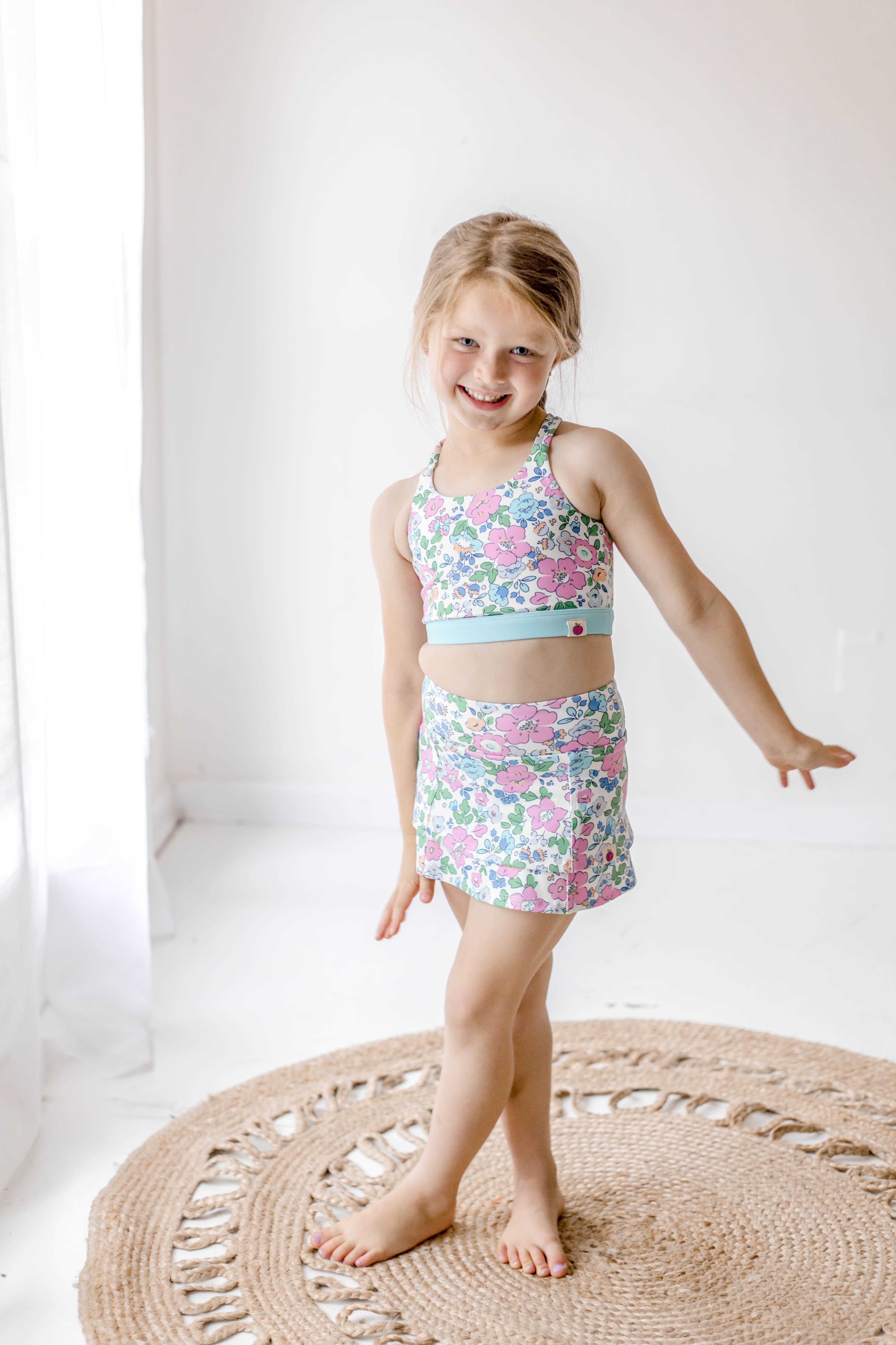 Active Crop Top - Sapphire Sands (Runs Small)