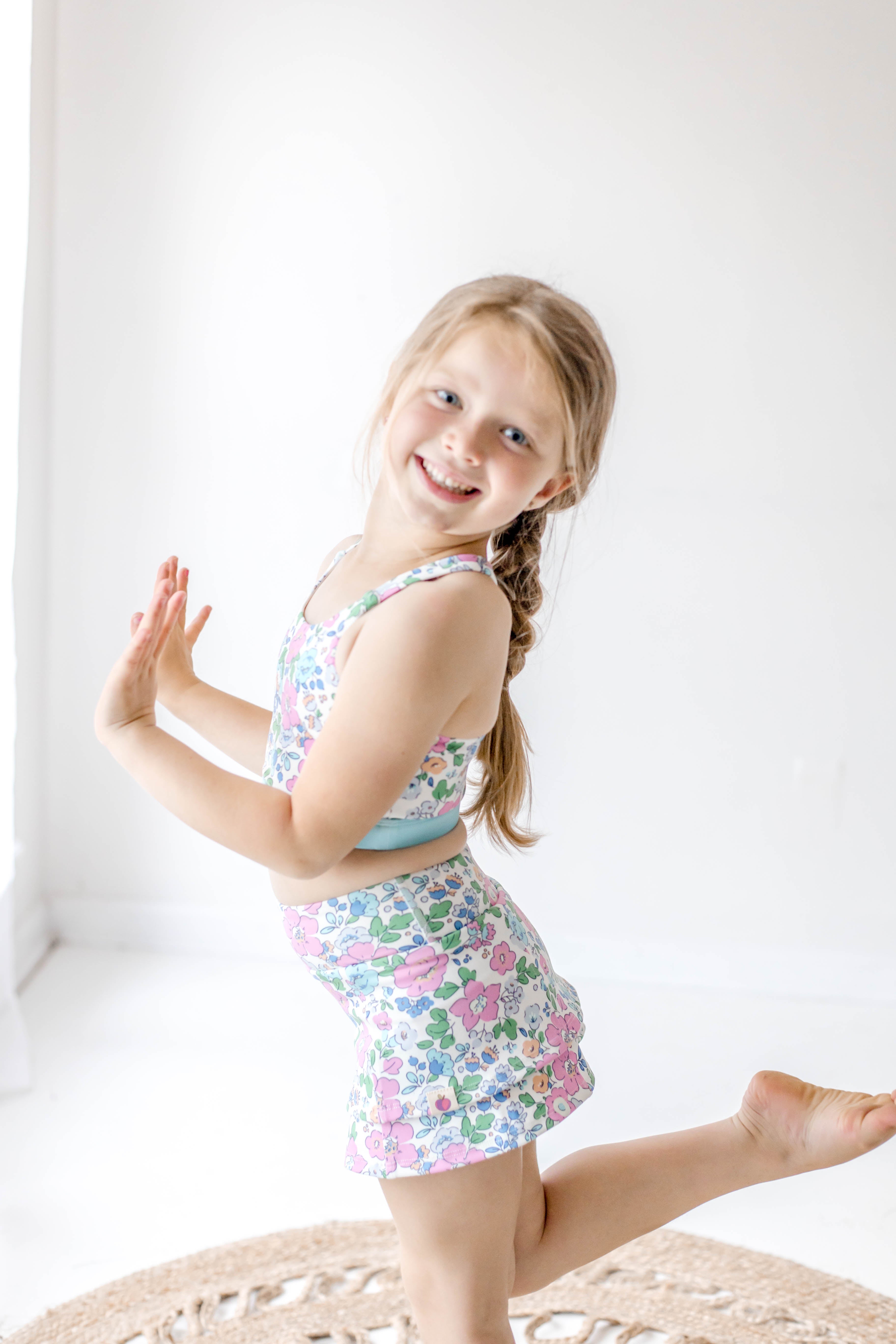 Active Crop Top - Sapphire Sands (Runs Small)