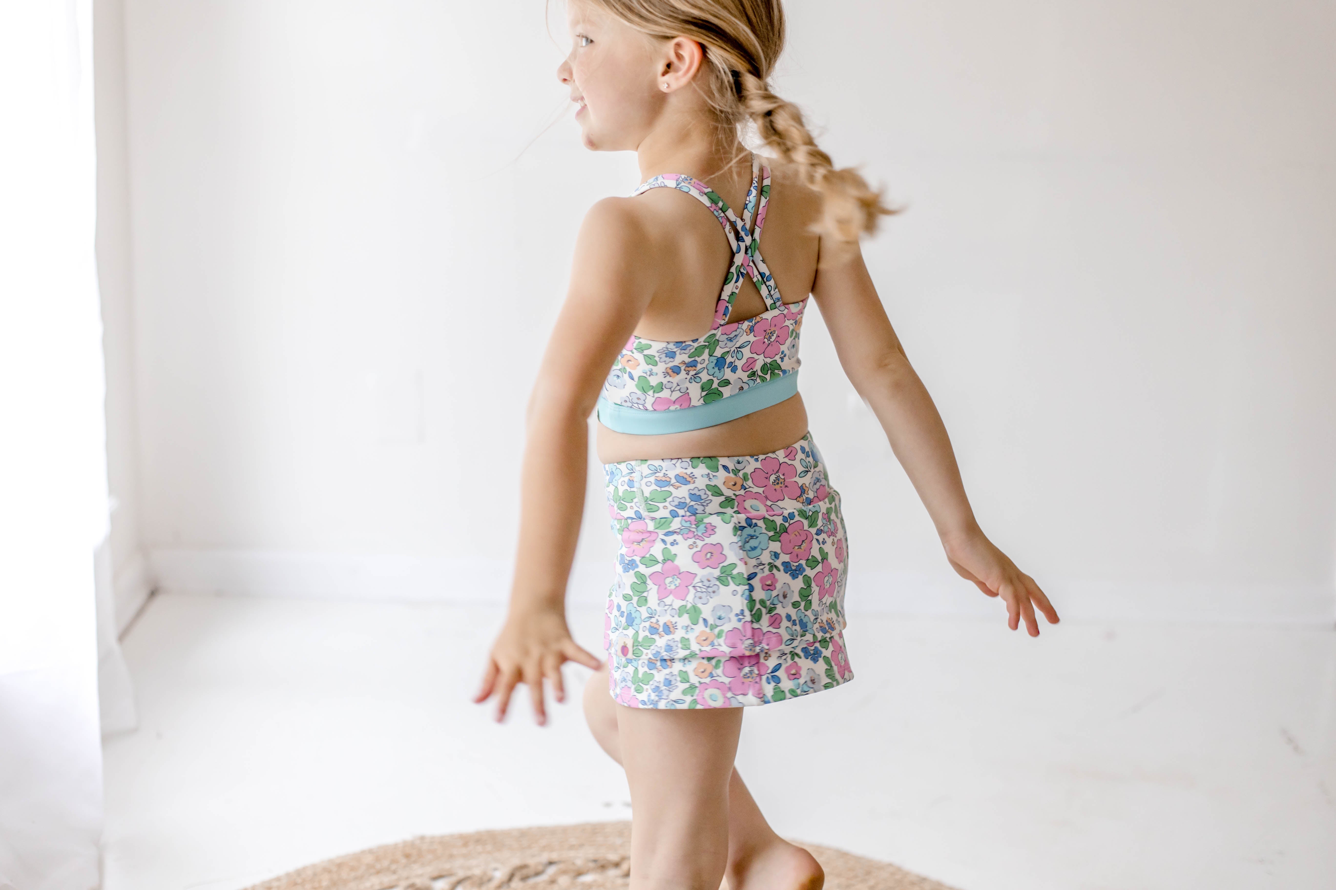 Active Crop Top - Sapphire Sands (Runs Small)