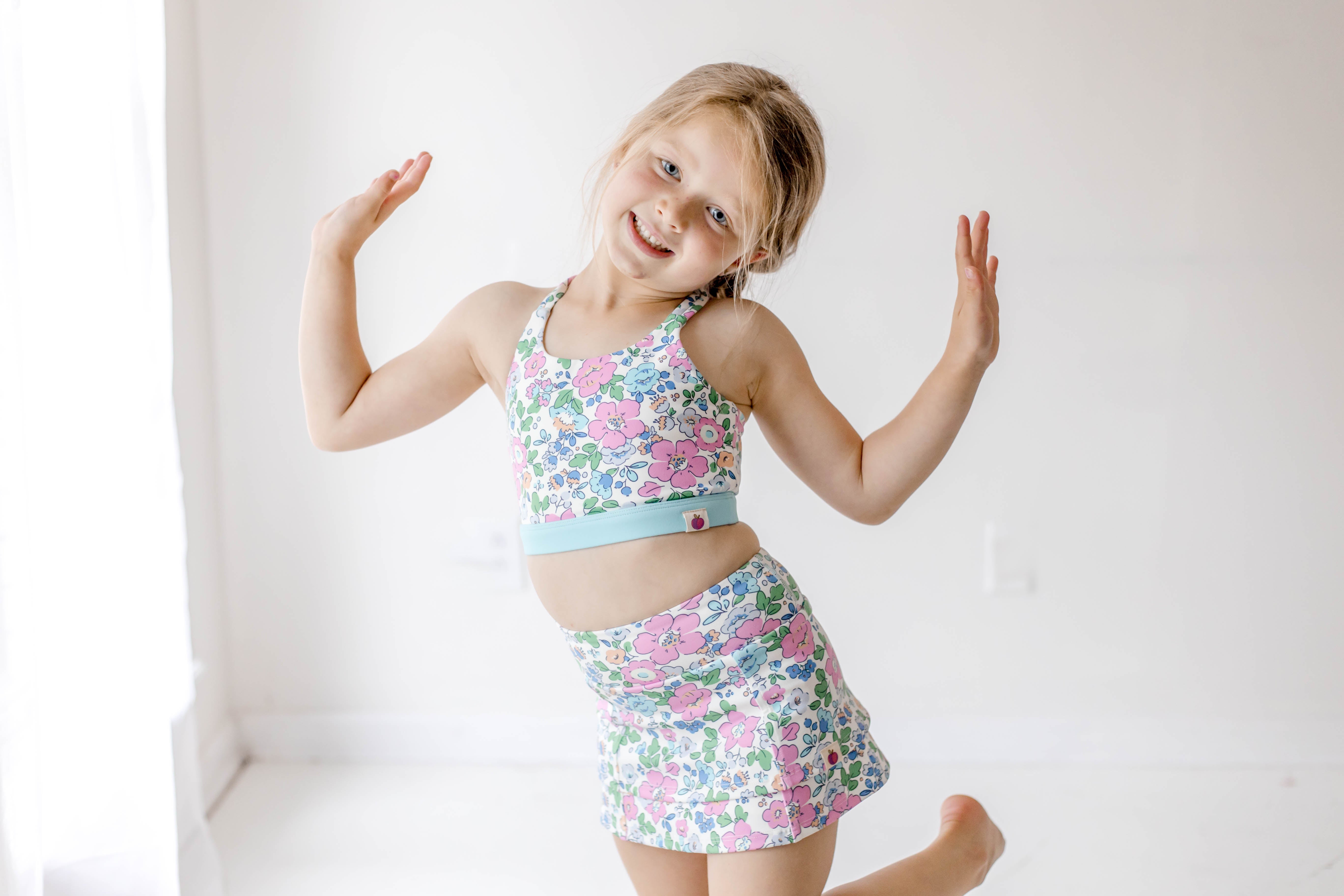 Active Crop Top - Sapphire Sands (Runs Small)