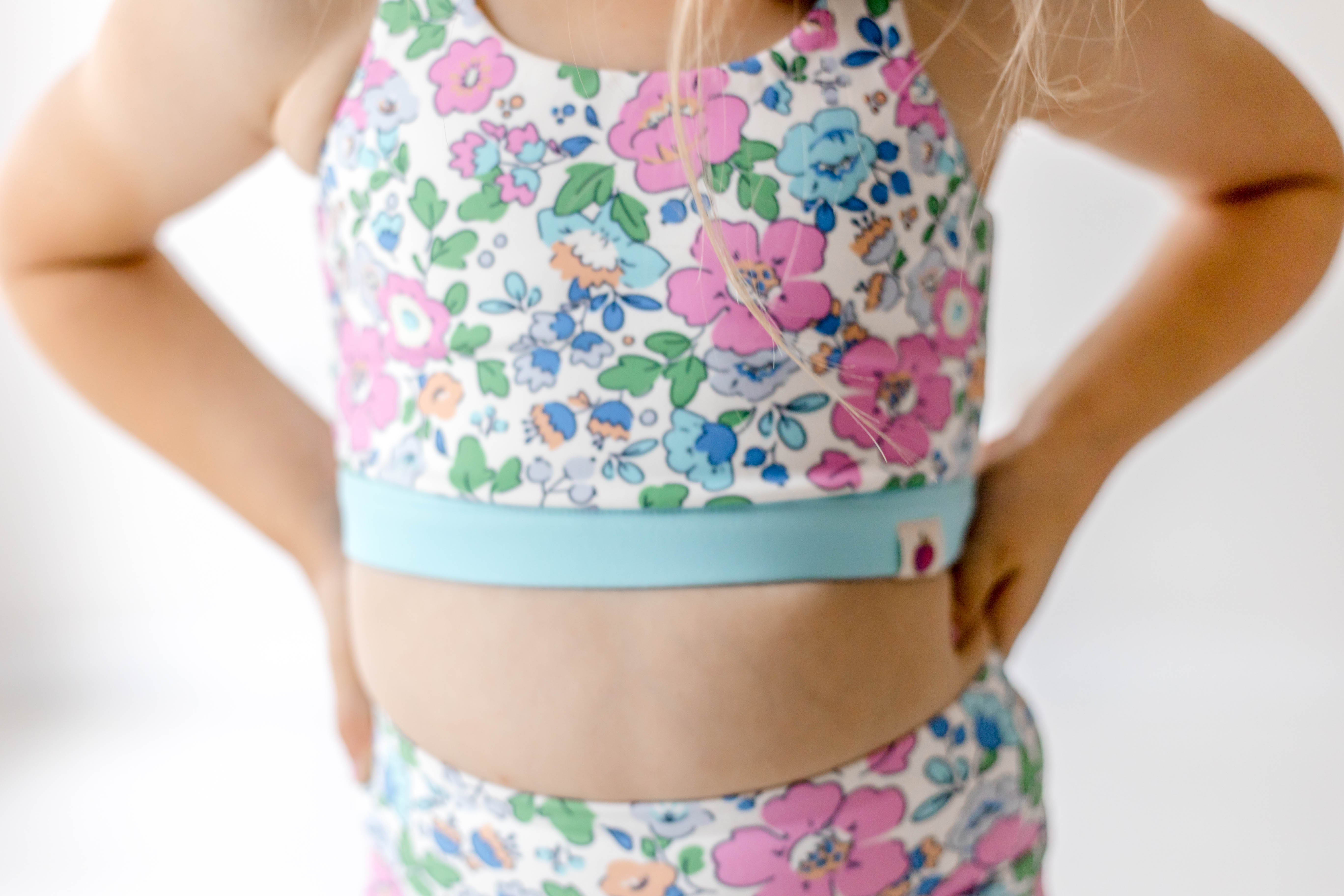 Active Crop Top - Sapphire Sands (Runs Small)