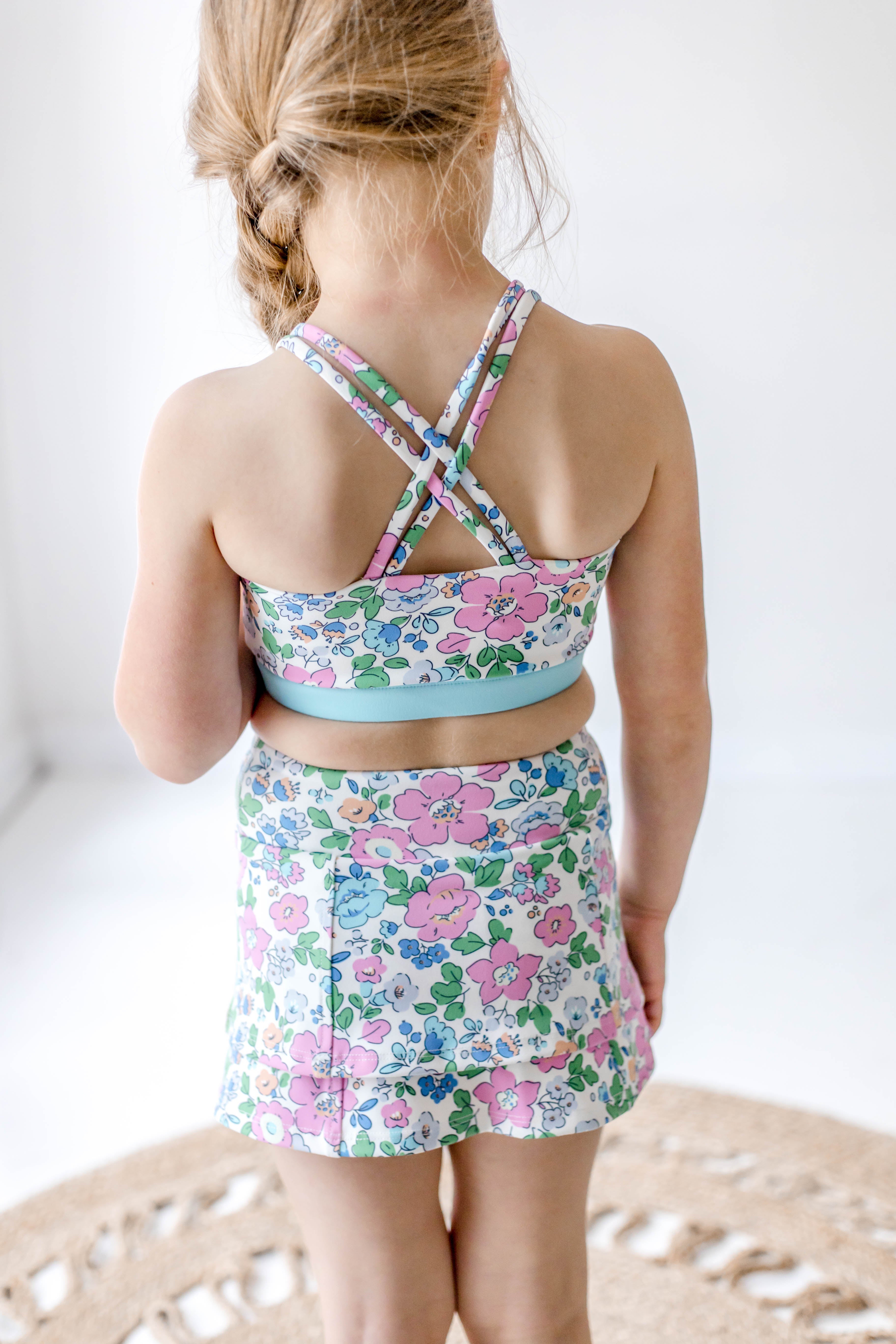 Active Crop Top - Sapphire Sands (Runs Small)