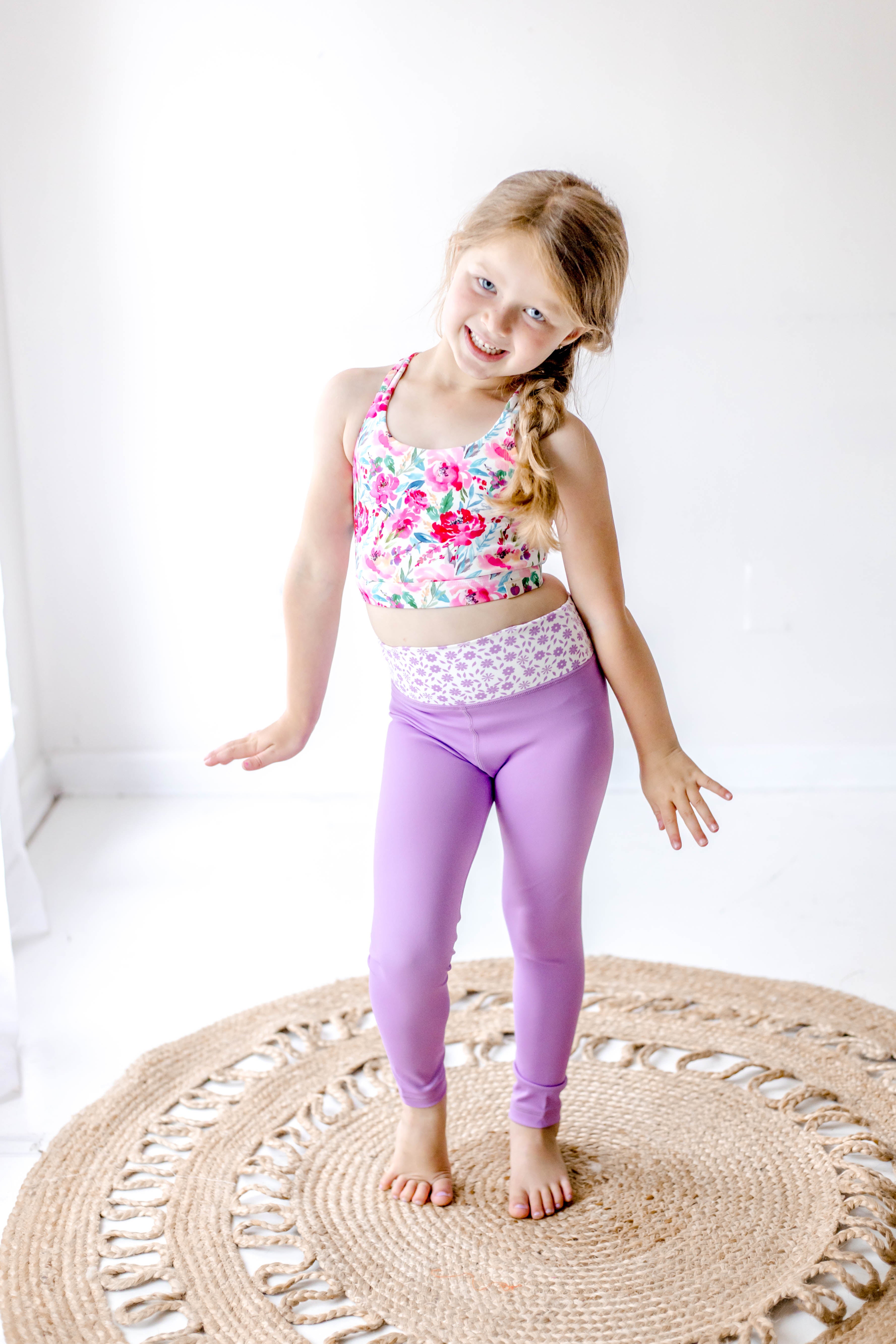 Active Crop Top - Sakura Blossom (Runs Small)