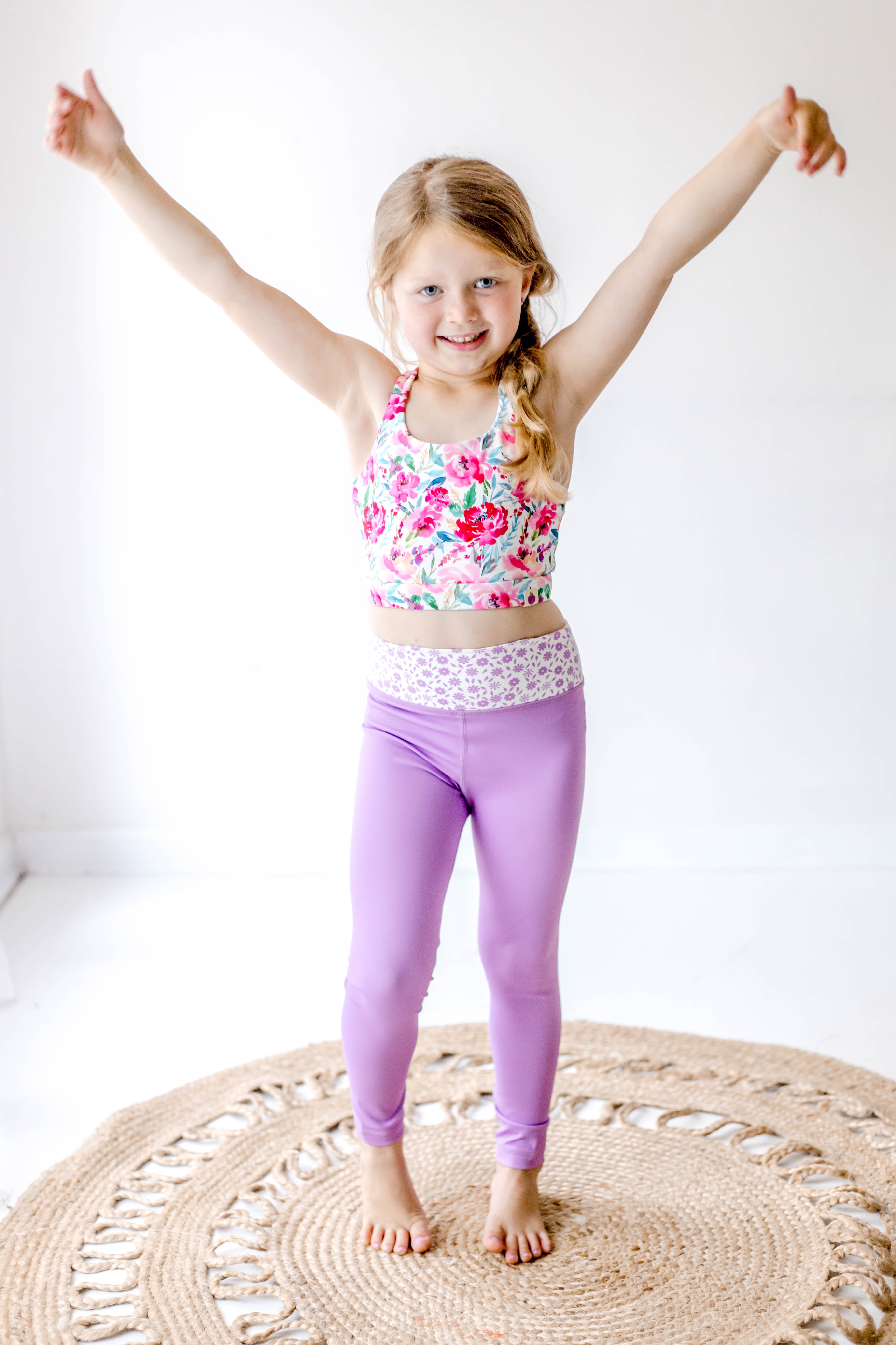 Active Leggings - Sakura Blossom (Runs Small)
