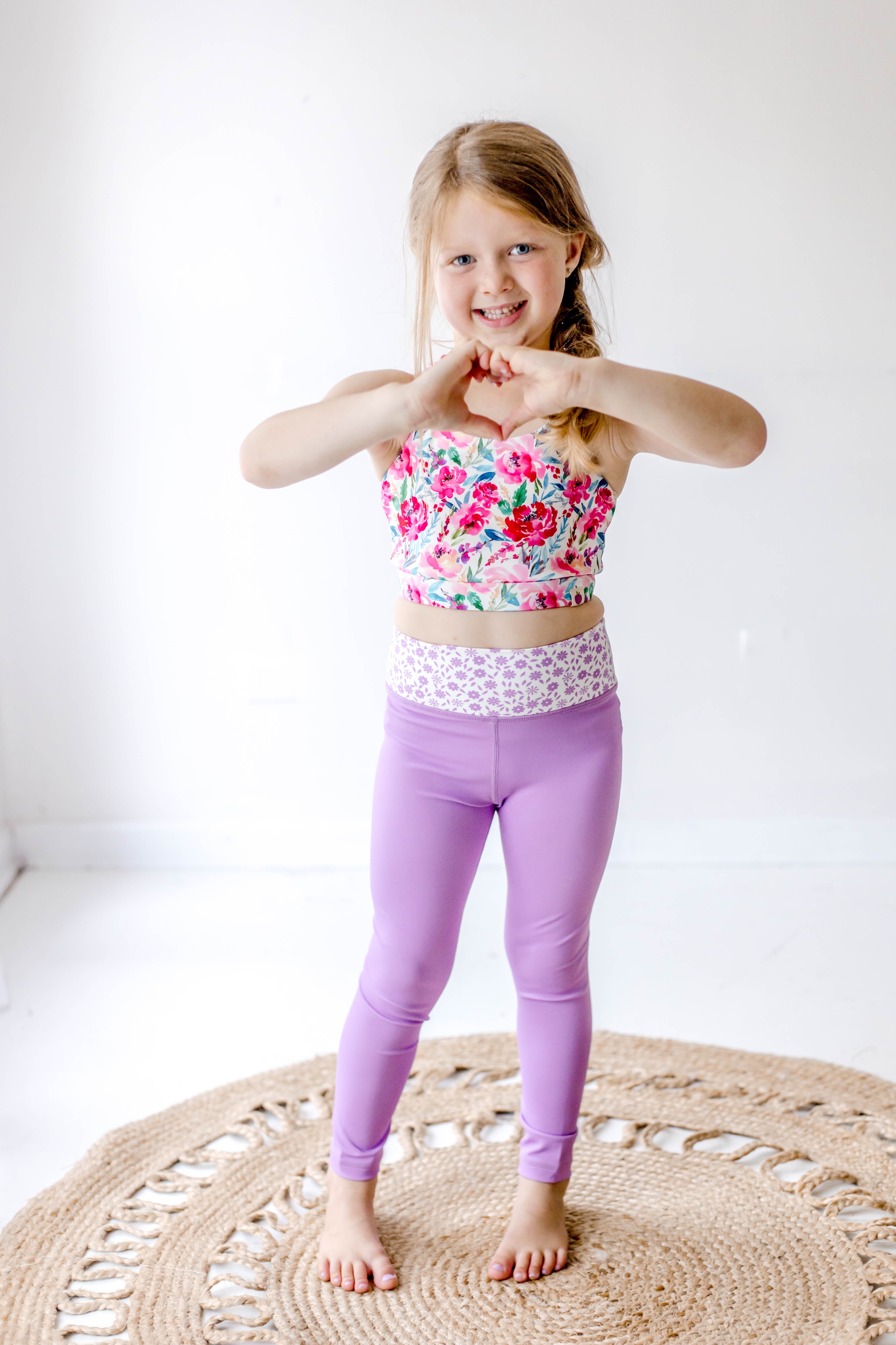 Active Leggings - Sakura Blossom (Runs Small)