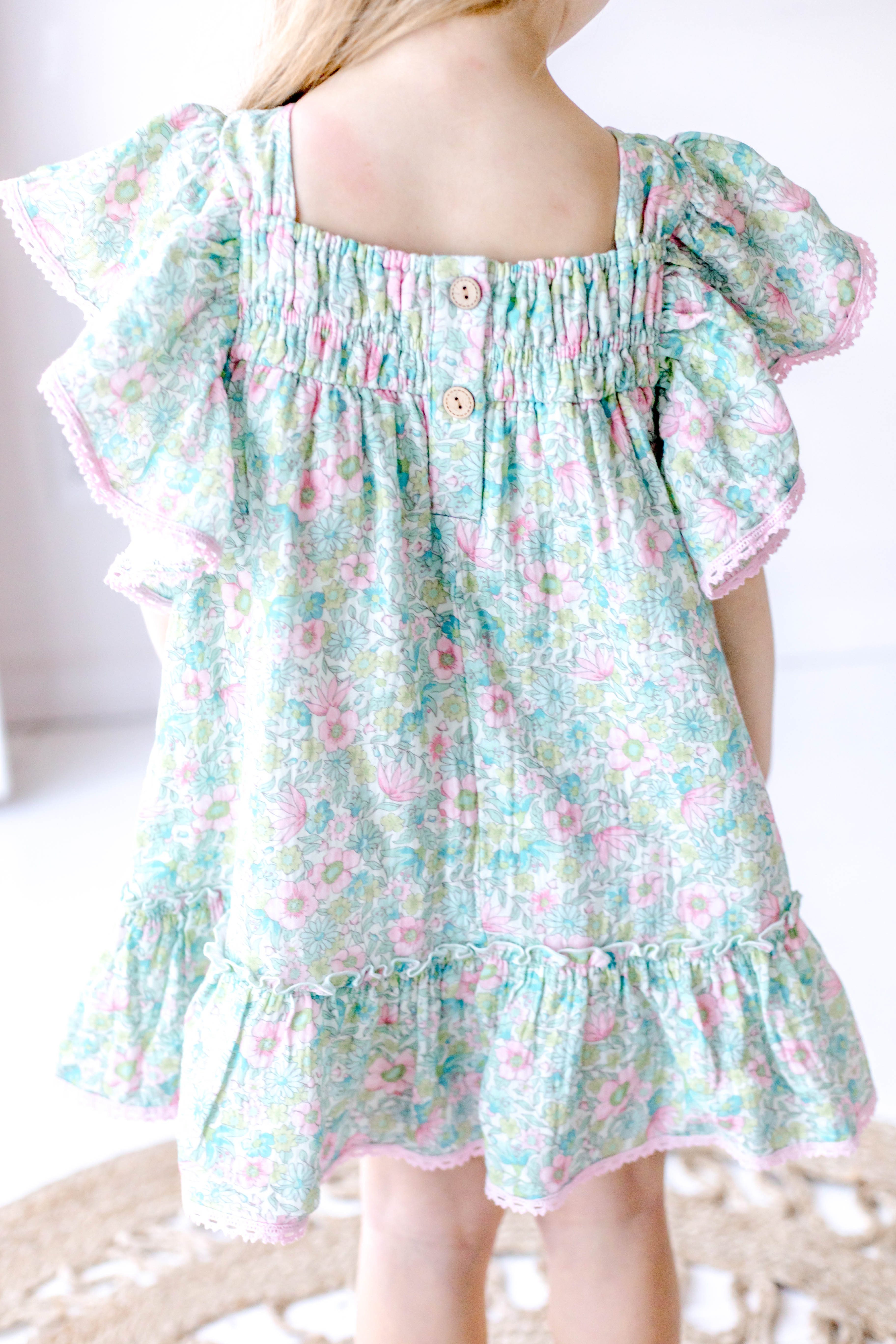 Nora Dress - Rose Water Blossom