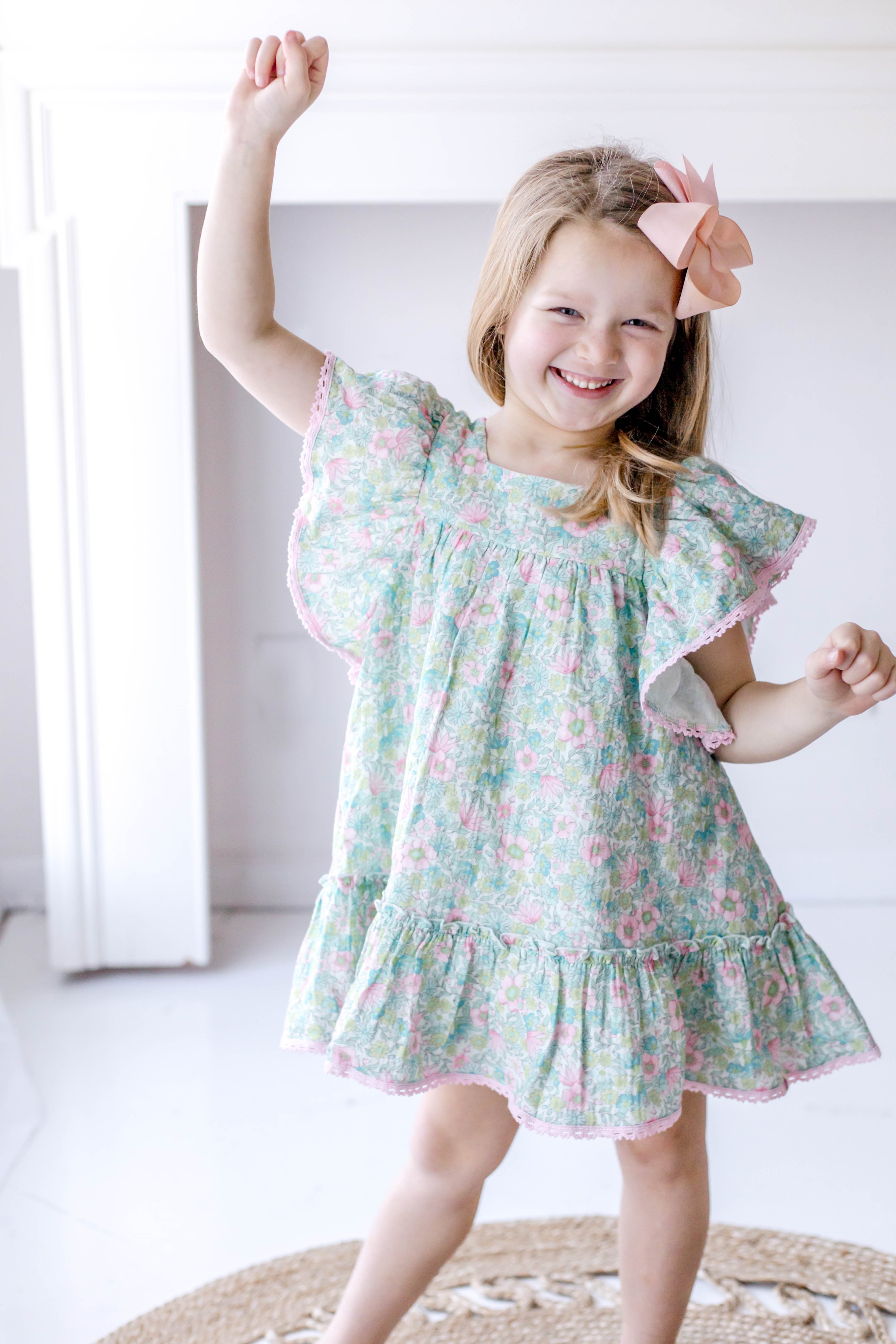 Nora Dress - Rose Water Blossom