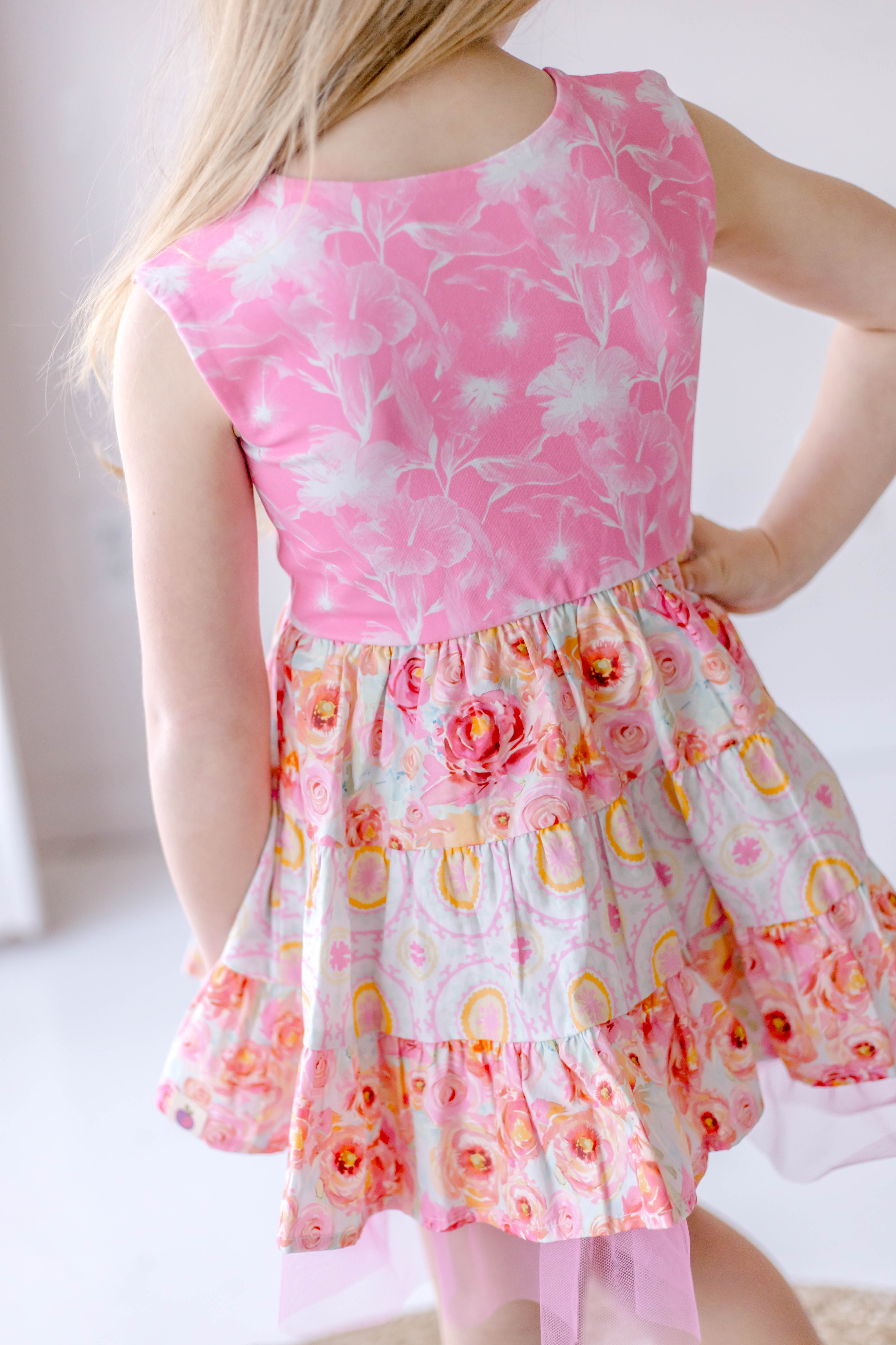 Emma Dress - Pink Lemonade