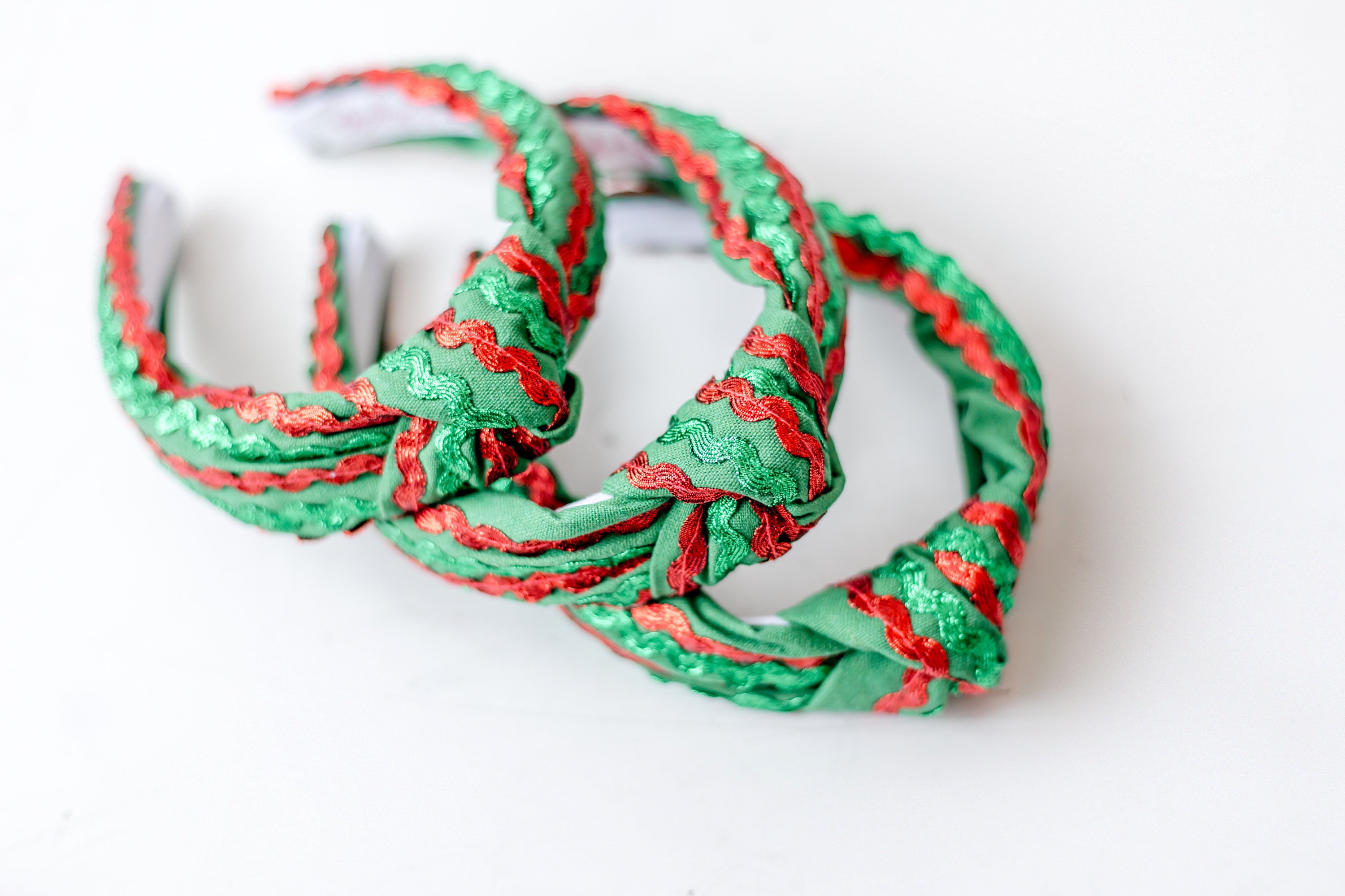 Ric Rac Headband - Holly Jolly