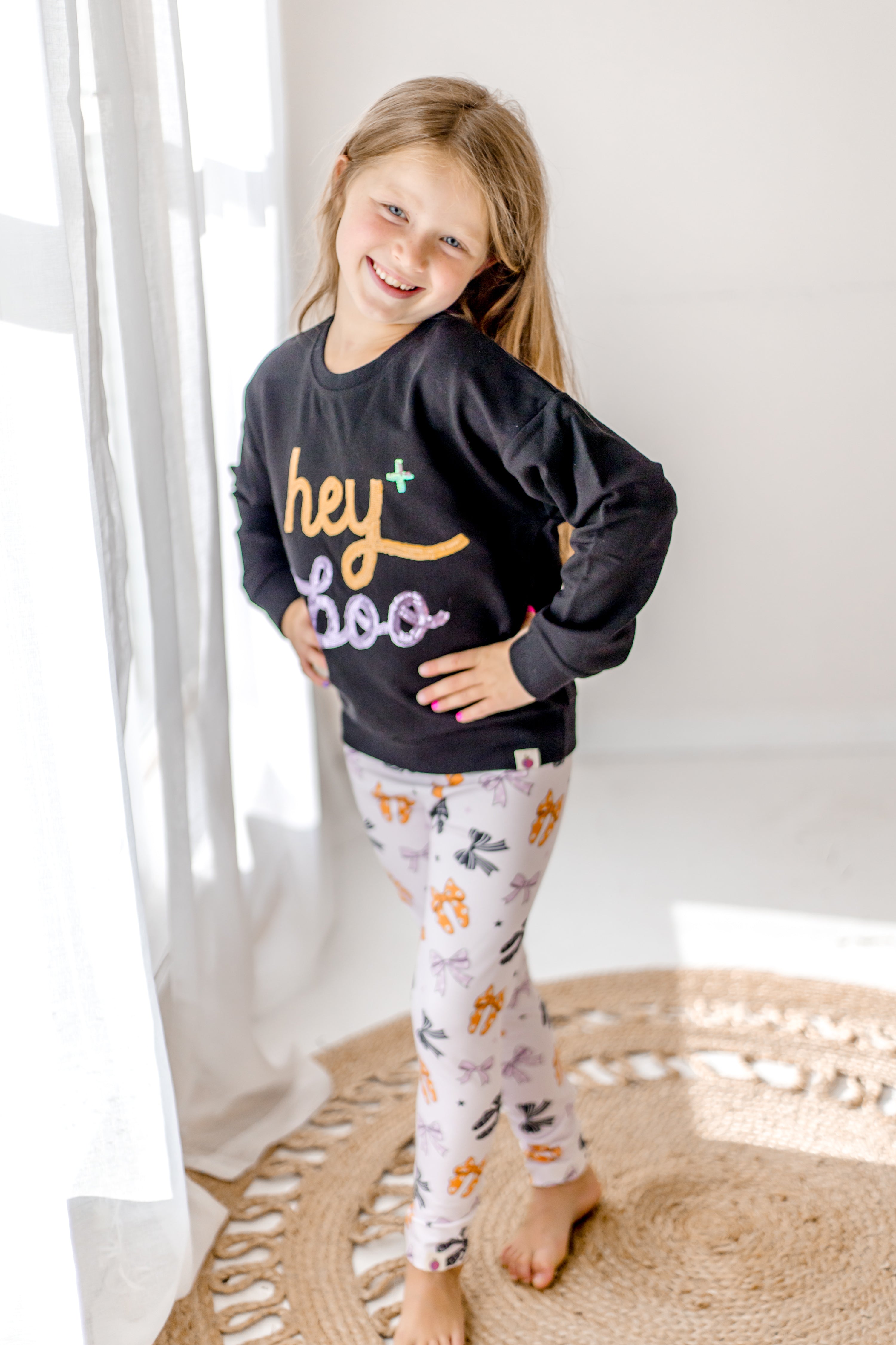 Sequin Sweatshirt - Hey Boo (Pre-Order)
