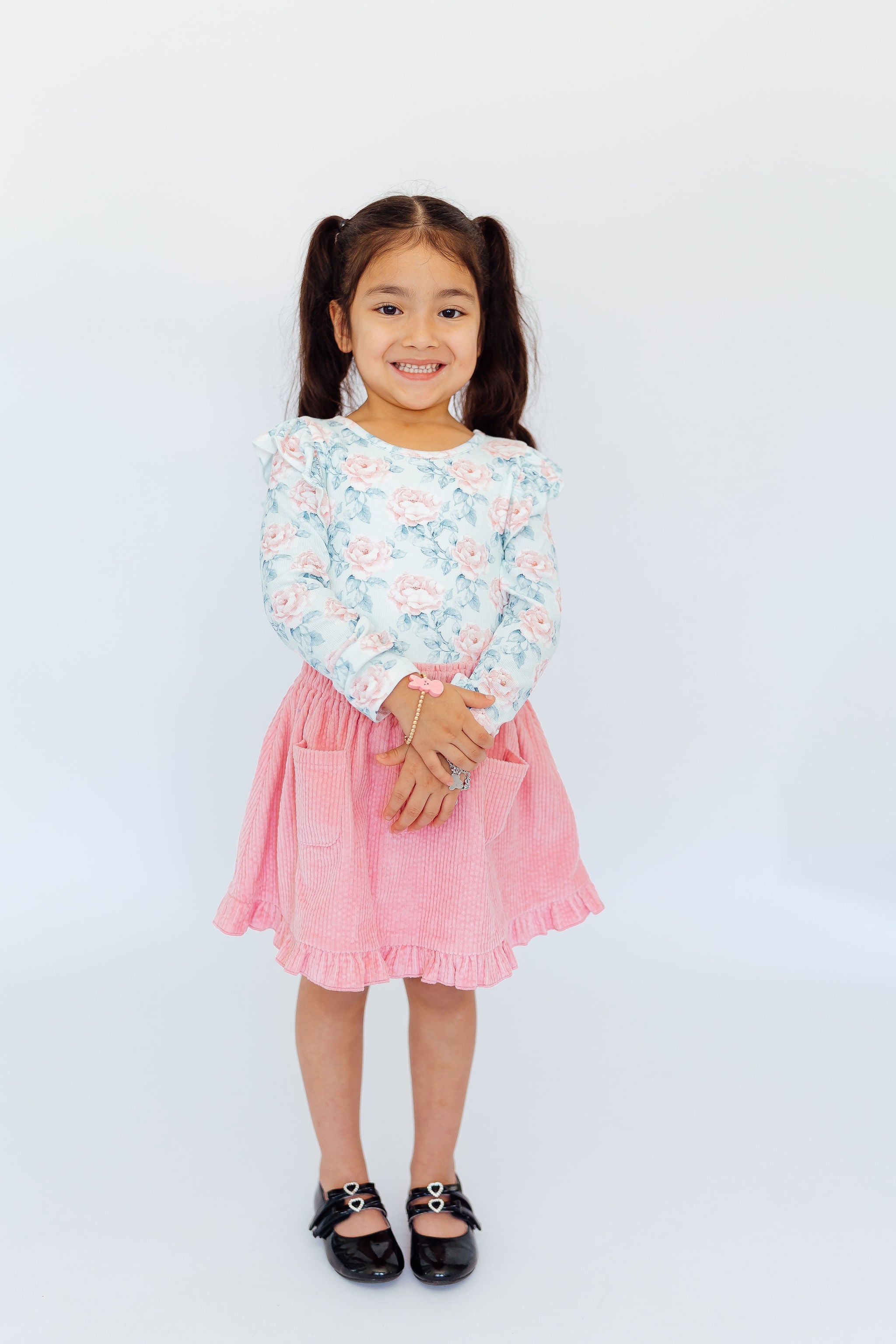 Vienna Corduroy Skirt - Blooming Grace