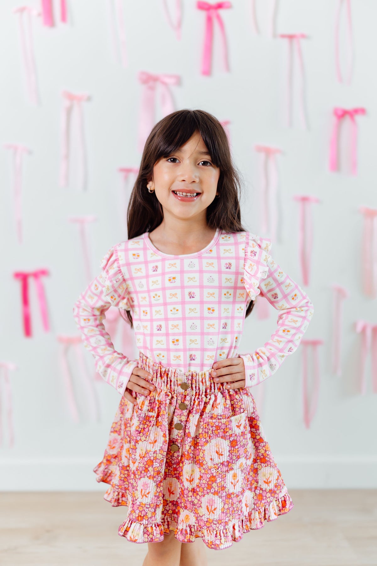 Ribbed Top - Sugarplum Garden