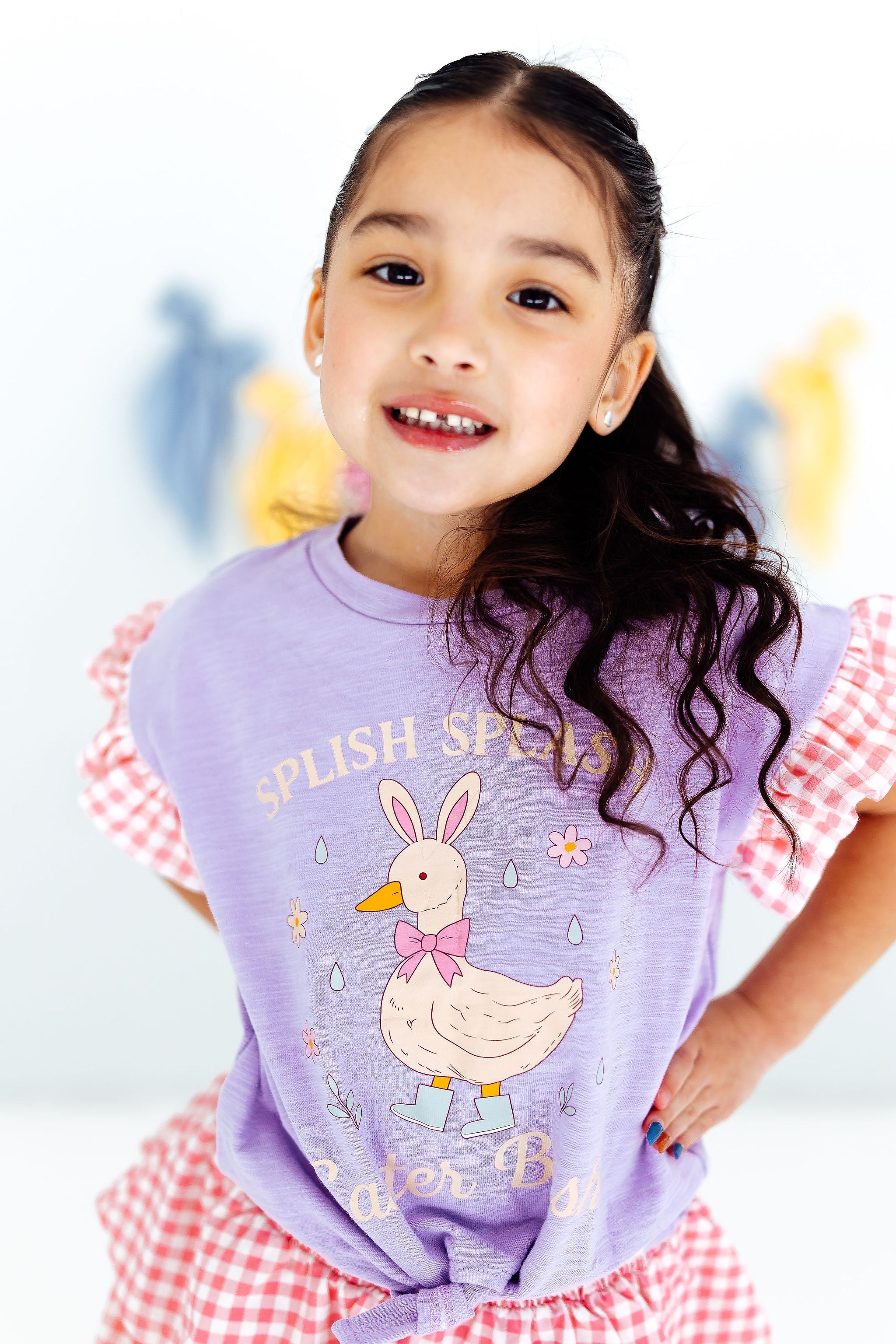 Blair Skirt - Gingham Garden