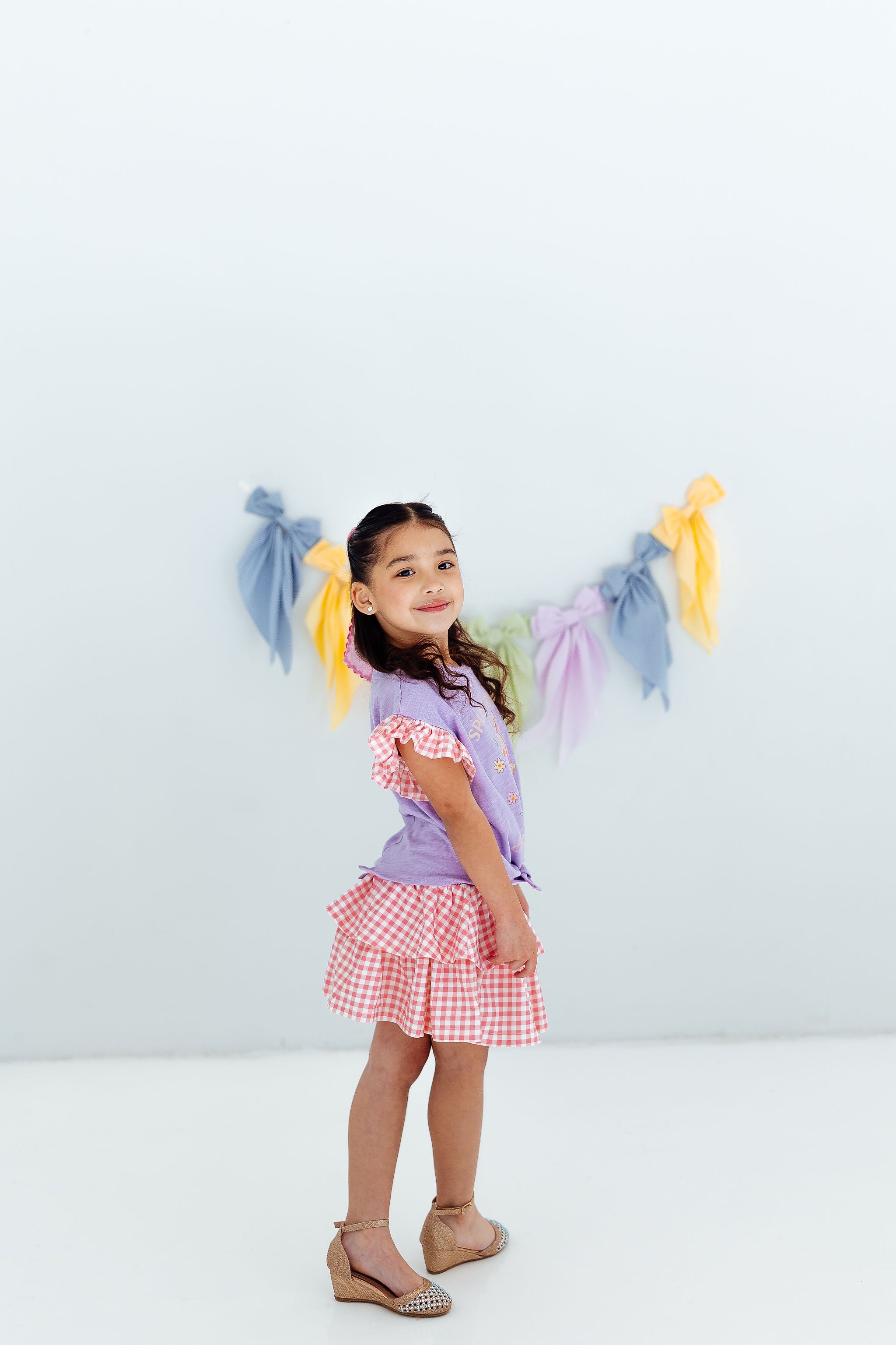 Blair Skirt - Gingham Garden