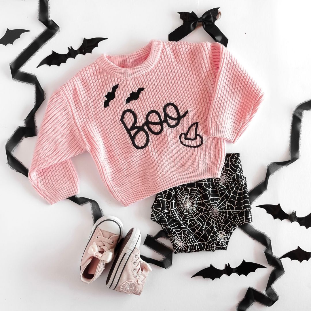 Sweet Wink Sweater - Boo Bat Knit