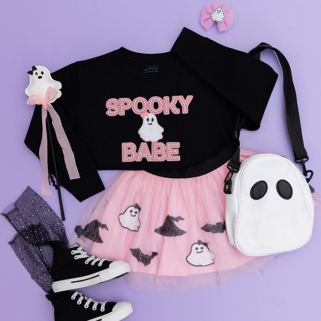 Sweet Wink Tutu - Sequin Spooky Babe