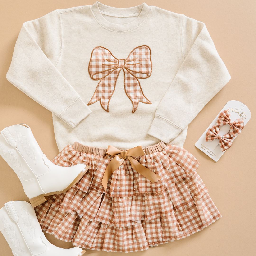 Sweet Wink Tutu - Gingham Tulle Tiered