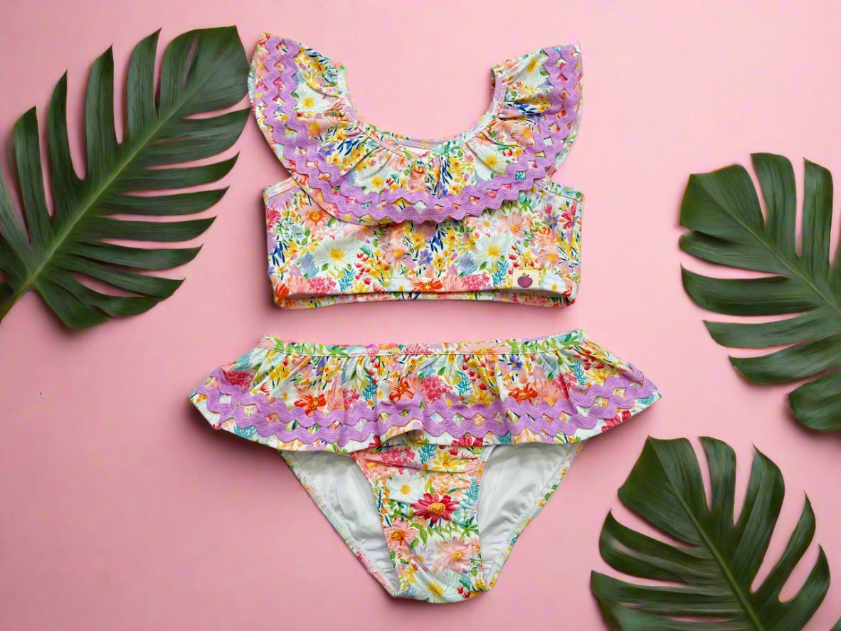Lila Swimsuit - Wildflower Waltz